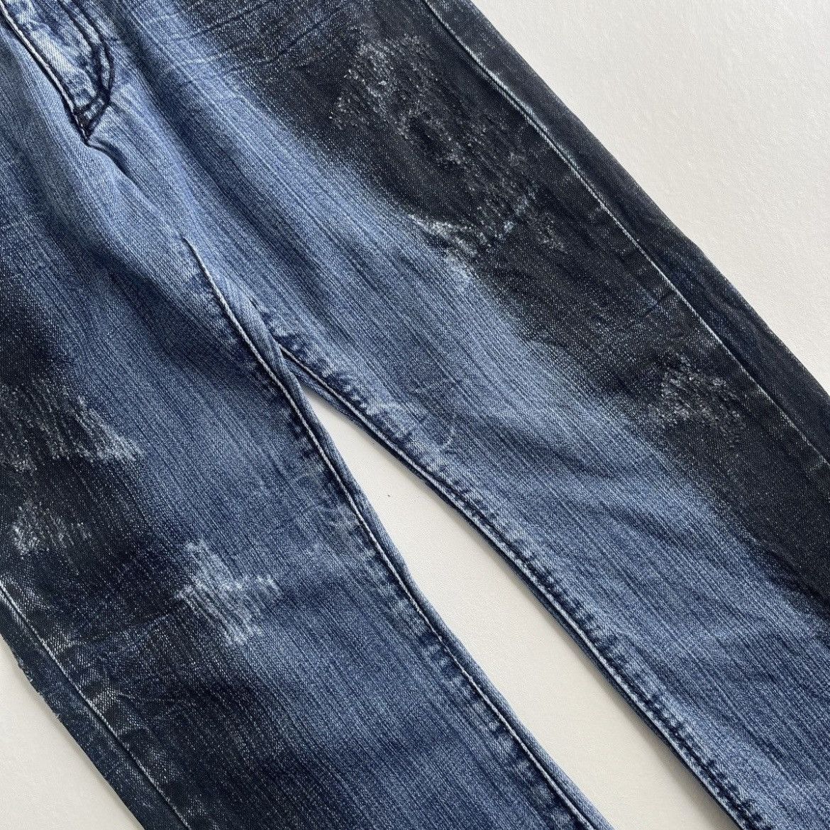 Japanese Brand Semantic Design Whiskered Flared Jeans Size US 30 / EU 46 - 5 Thumbnail