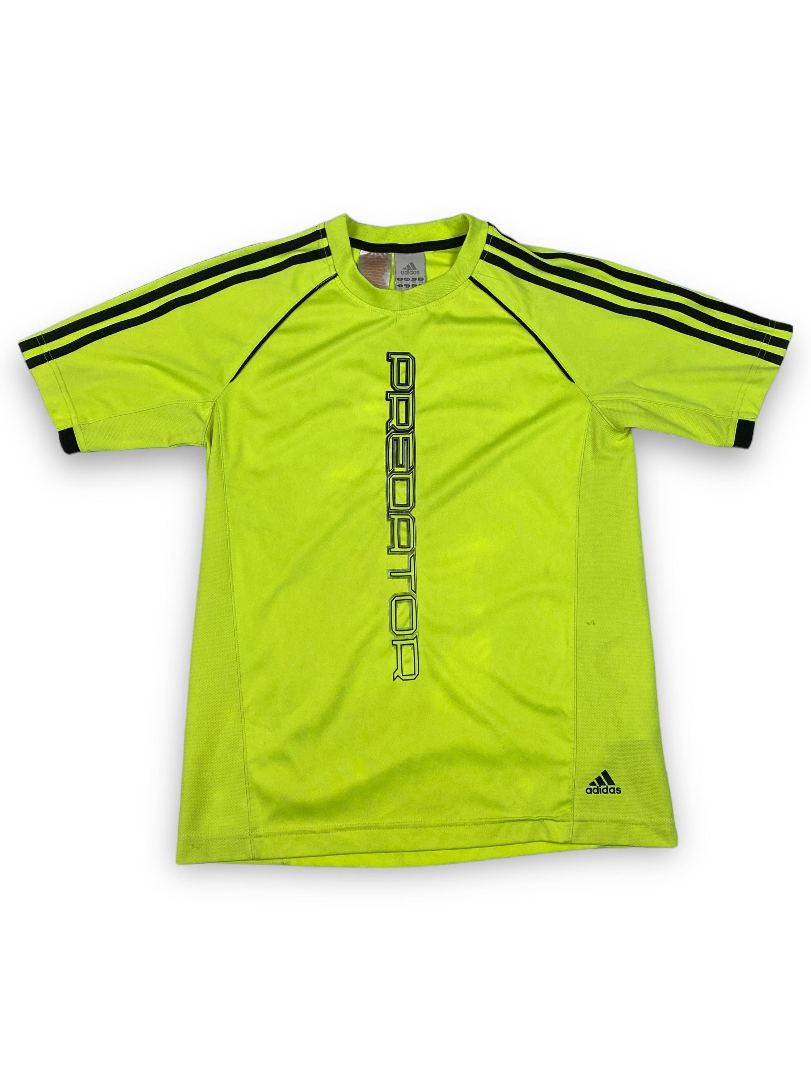 Adidas 2010 Vintage ADIDAS Predator Toxic Green Soccer T-Shirt M720 Size US S / EU 44-46 / 1 - 1 Thumbnail