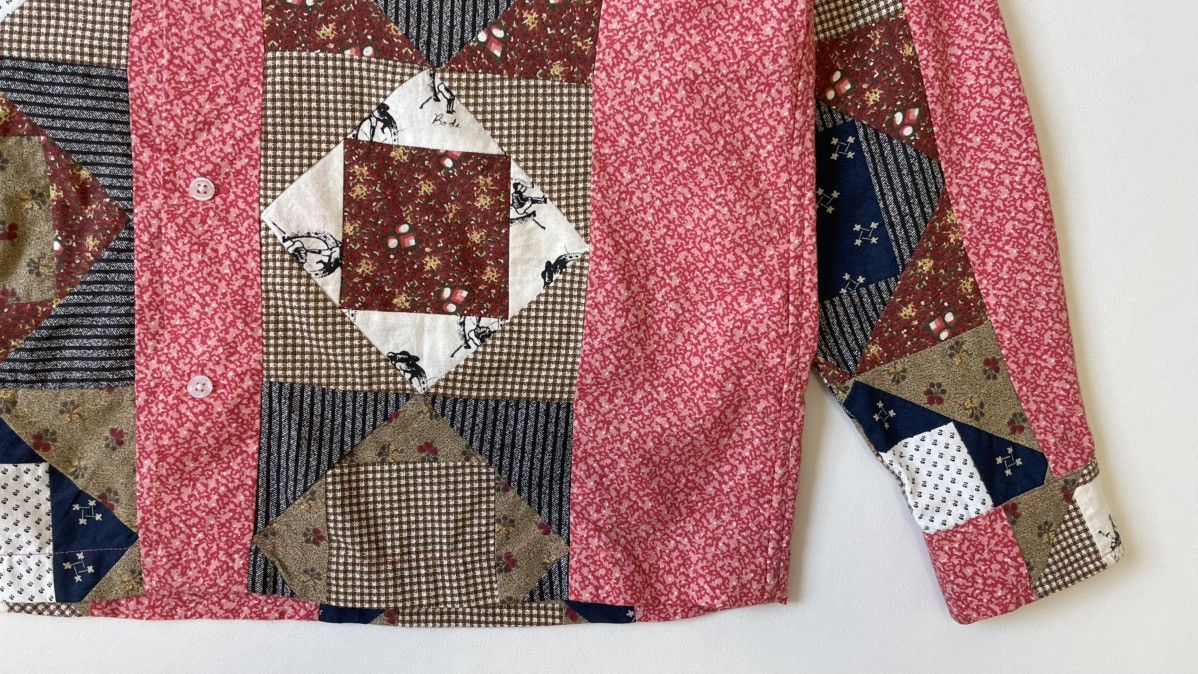 Bode Patch Work Quilt Patterned Boxy Shirt Size US L / EU 52-54 / 3 - 10 Thumbnail