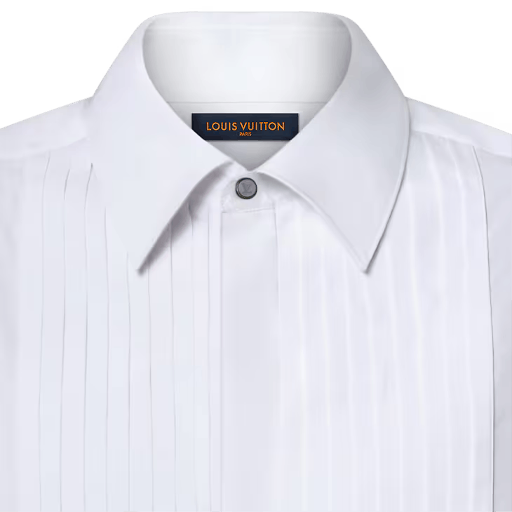 Louis Vuitton Bib Front Evening Shirt - 40 XL Size 40L - 2 Thumbnail