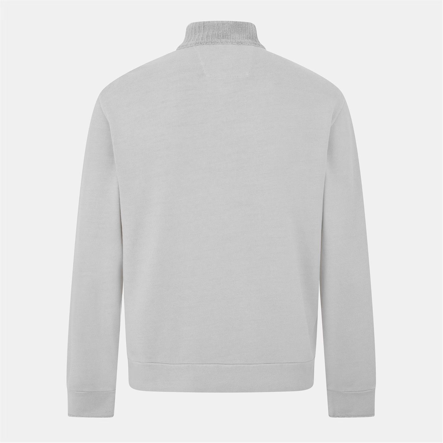 C.P. Company o1g2r1mq0426 Polo Collar Sweatshirt in Grey Size US XXL / EU 58 / 5 - 2 Thumbnail