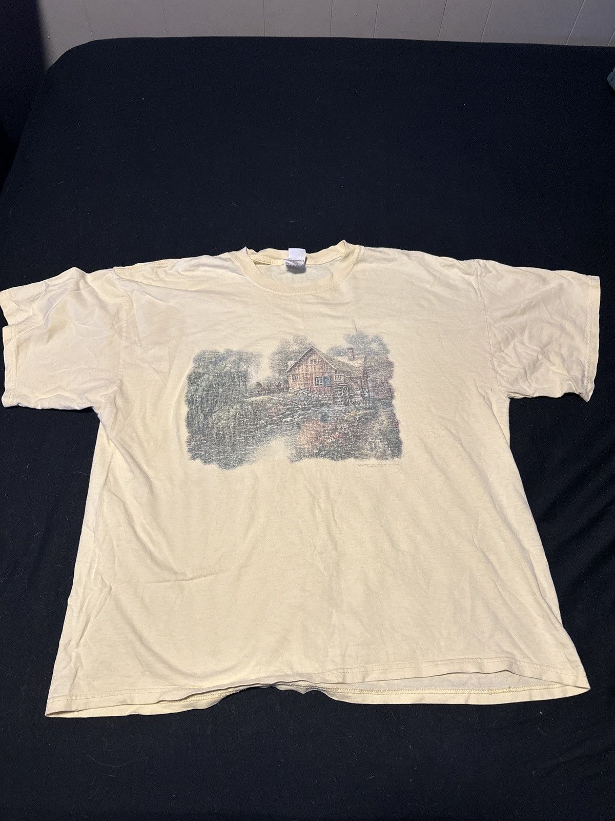 Vintage Old cream vintage shirt Size US XXL / EU 58 / 5 - 4 Thumbnail