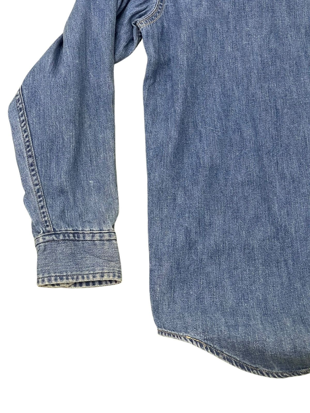 Blue Blue Japan Sun Faded Blue Blue Japan Denim Shirt Westerner 6🟩0 Size US M / EU 48-50 / 2 - 9 Thumbnail