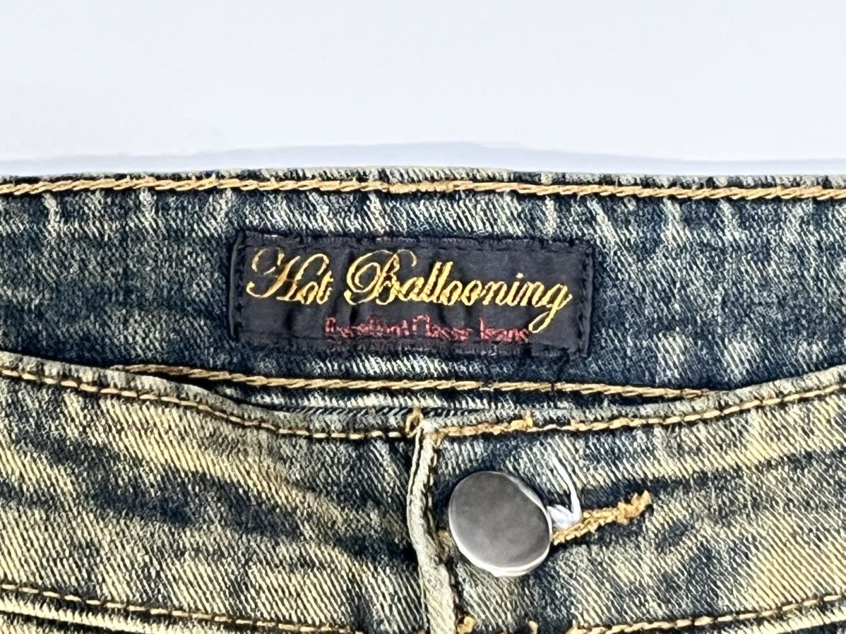 Japanese Brand Japan Hot Ballooning Mud Wash Studded Flared Jeans Size US 30 / EU 46 - 7 Thumbnail