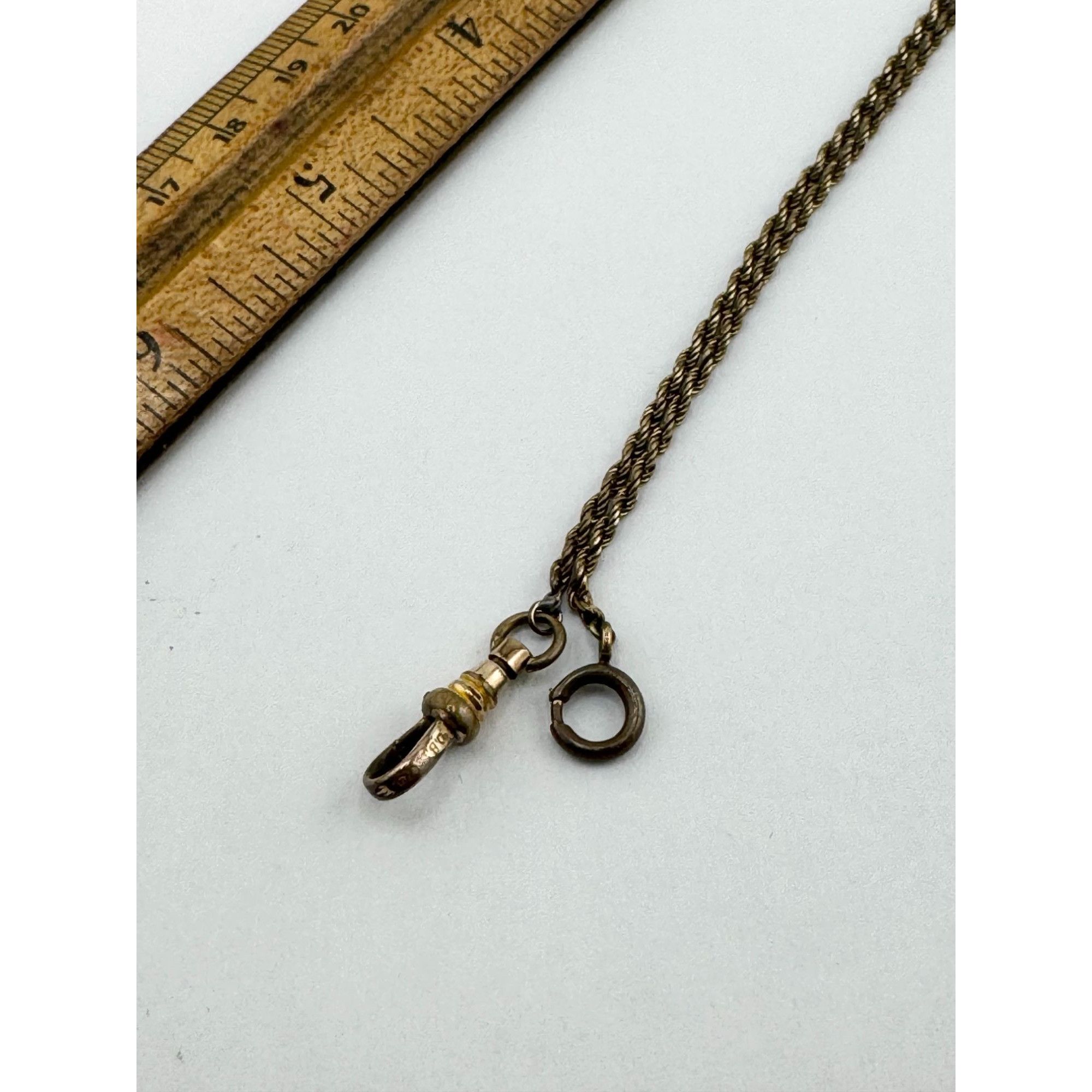 Vintage DB & Co Estate Gold Filled Watch Fob Chain Size ONE SIZE - 6 Thumbnail