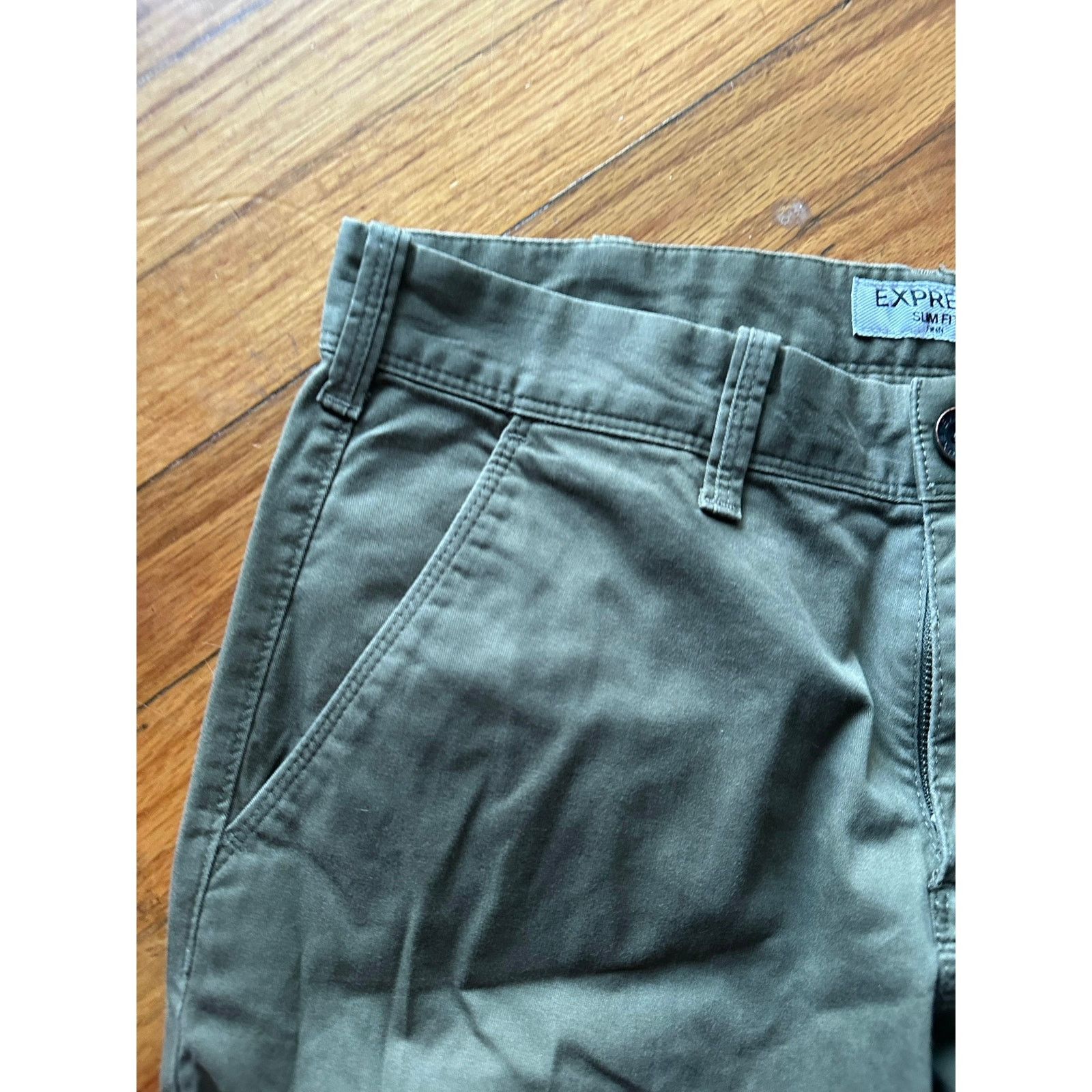 Express Express Slim Fit Jeans Men’s Size 29/30 Green Size US 29 - 3 Thumbnail