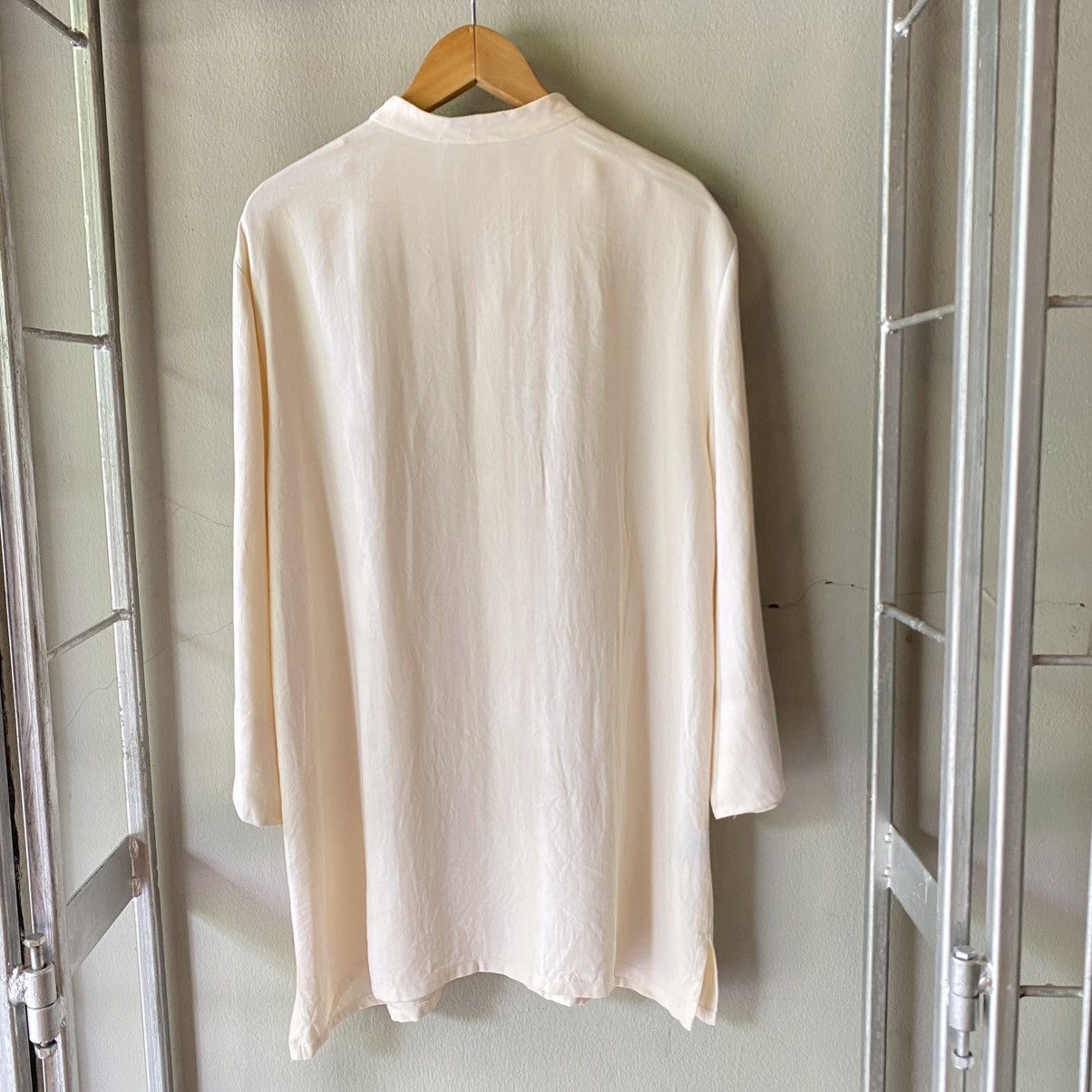 Designer × Japanese Brand LAUREN RALPH LAUREN Elegant Soft Chinese Knot Button Blouse Size M / US 6-8 / IT 42-44 - 2 Thumbnail