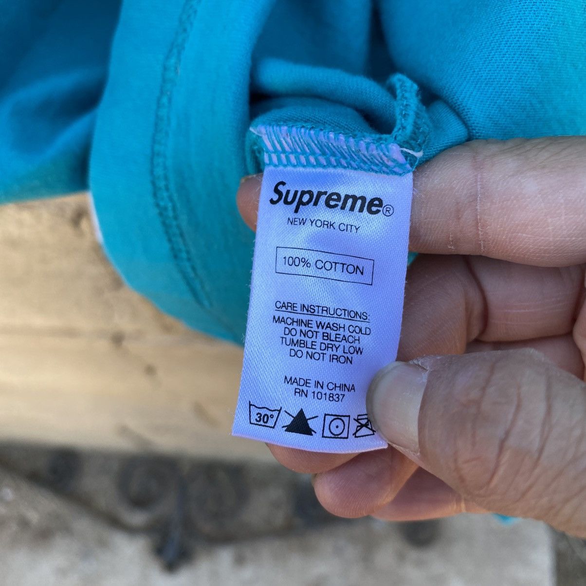 Supreme Supreme 2 Tone S/S Henley Shirt Blue Embroidery Medium Size US M / EU 48-50 / 2 - 6 Thumbnail