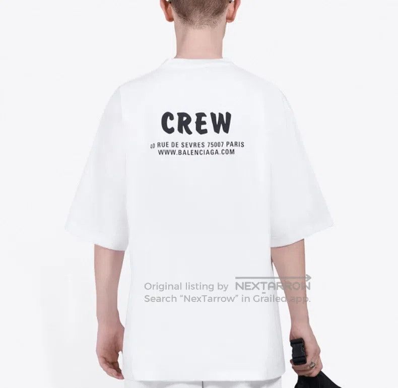 Balenciaga Balenciaga Alphabet Printed Crewneck Short Sleeve Size US M / EU 48-50 / 2 - 9 Thumbnail