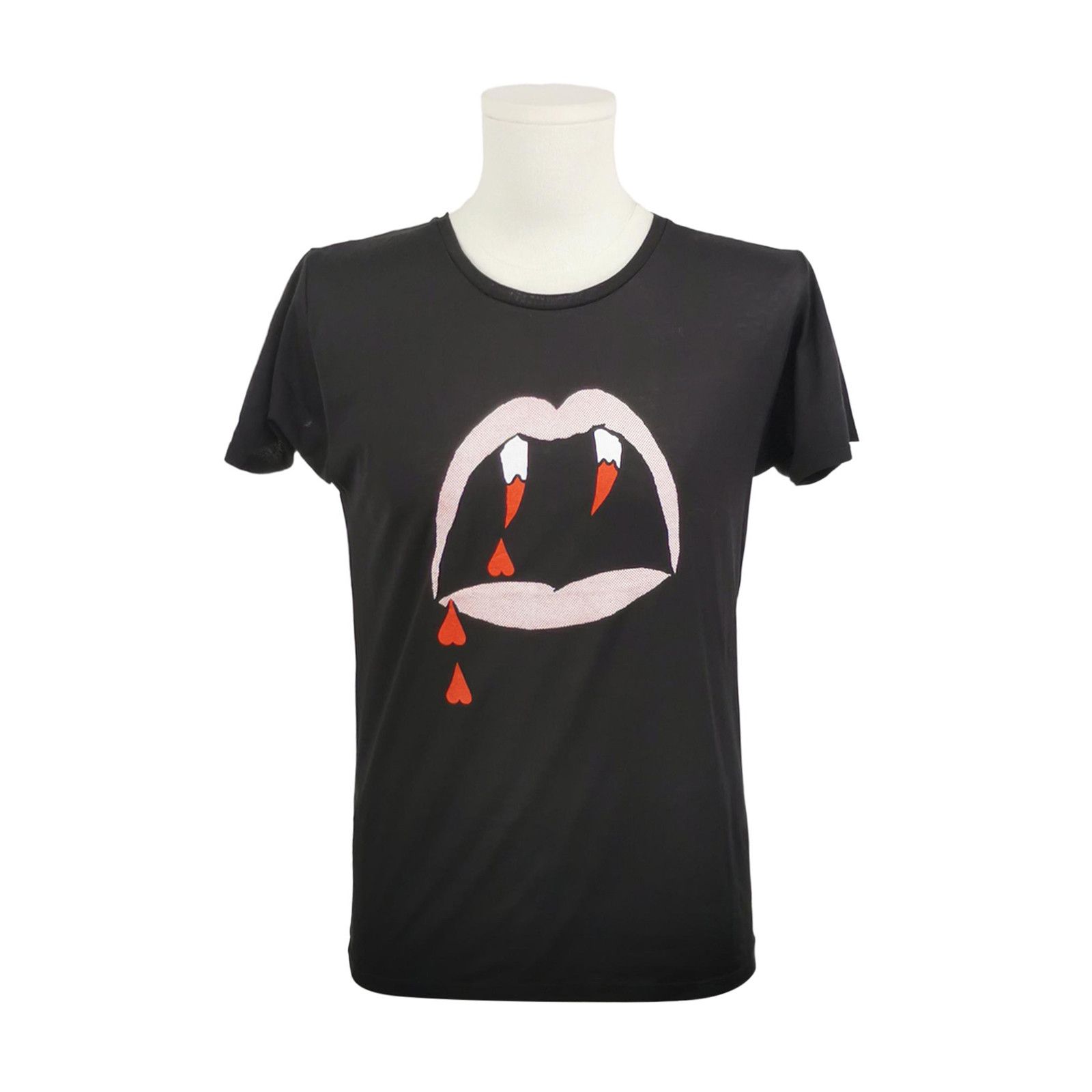 Saint Laurent Paris Saint Laurent Vampire Lips T-Shirt - Size XL