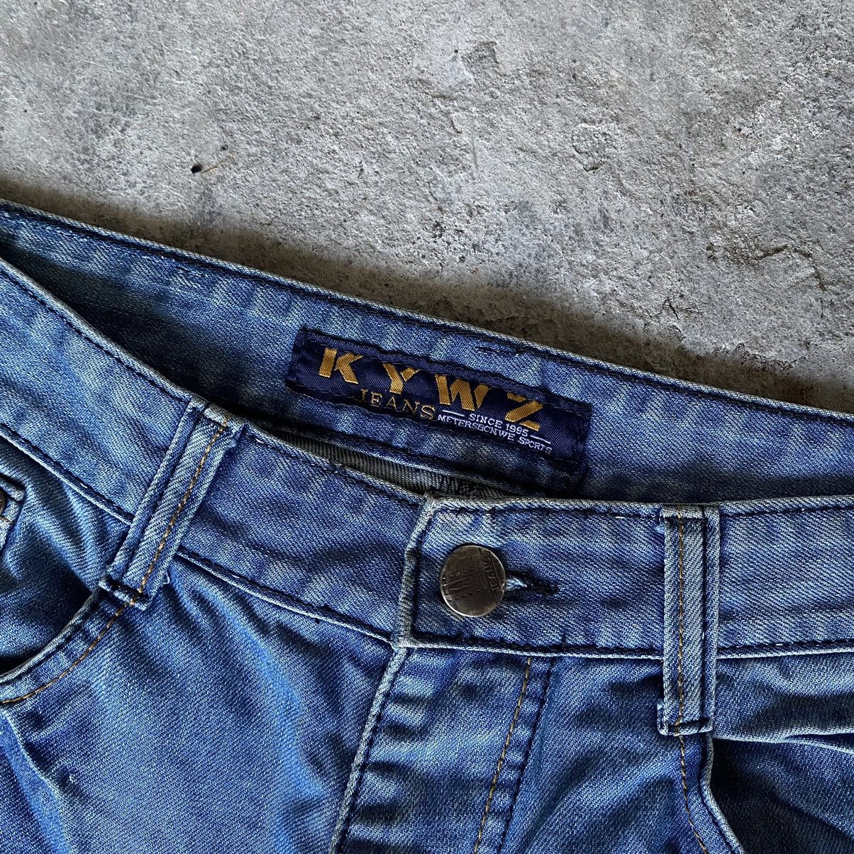 If Six Was Nine × Japanese Brand × Le Grande Bleu (L.G.B.) 2000s KYWZ acid wash Flared Jeans Lgb Ifsixwasnine Style 🙌🏼 Size US 34 / EU 50 - 5 Thumbnail