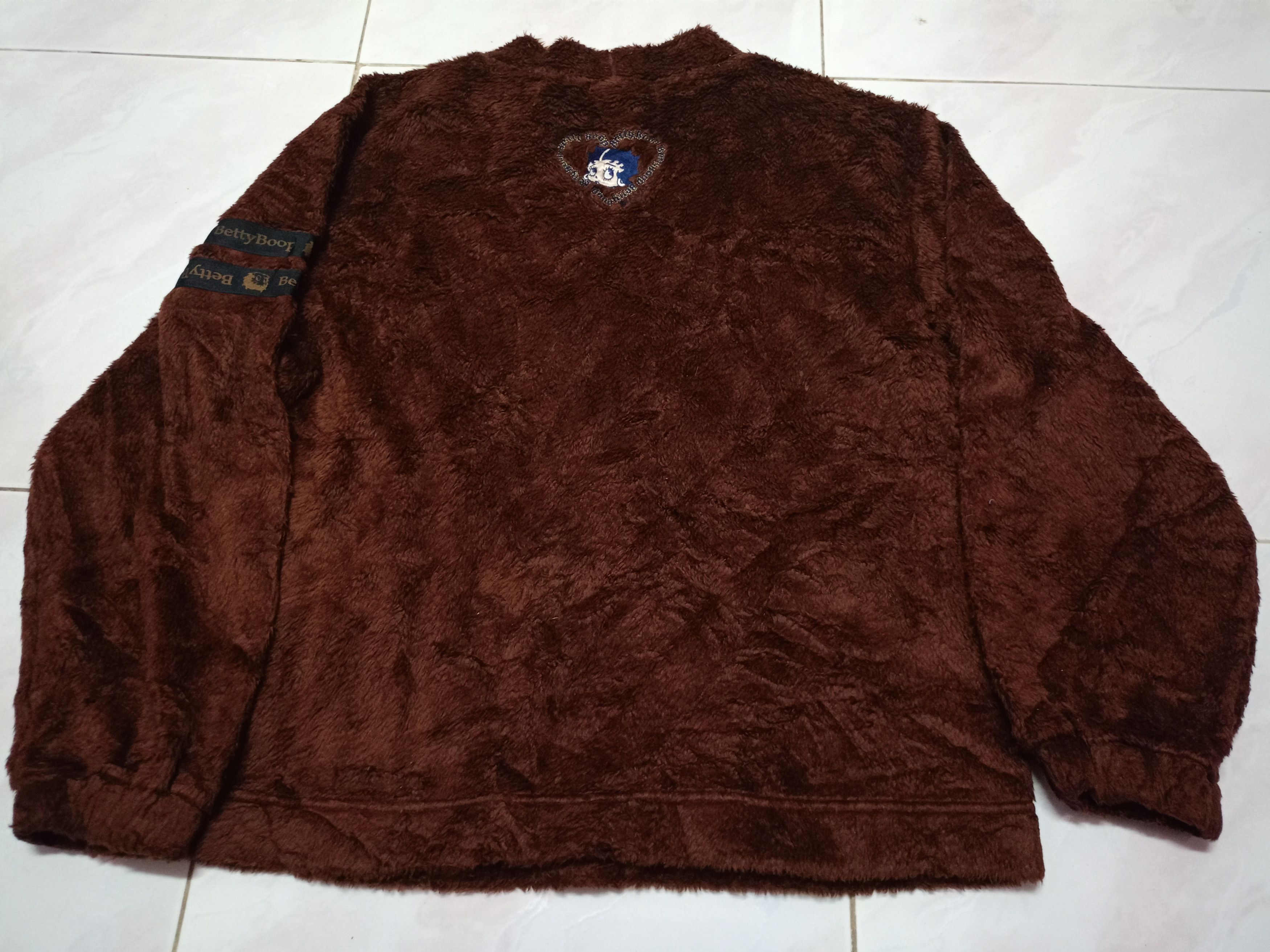 Japanese Brand × Vintage Betty Boop X fleece sweatshirt Size US M / EU 48-50 / 2 - 2 Thumbnail