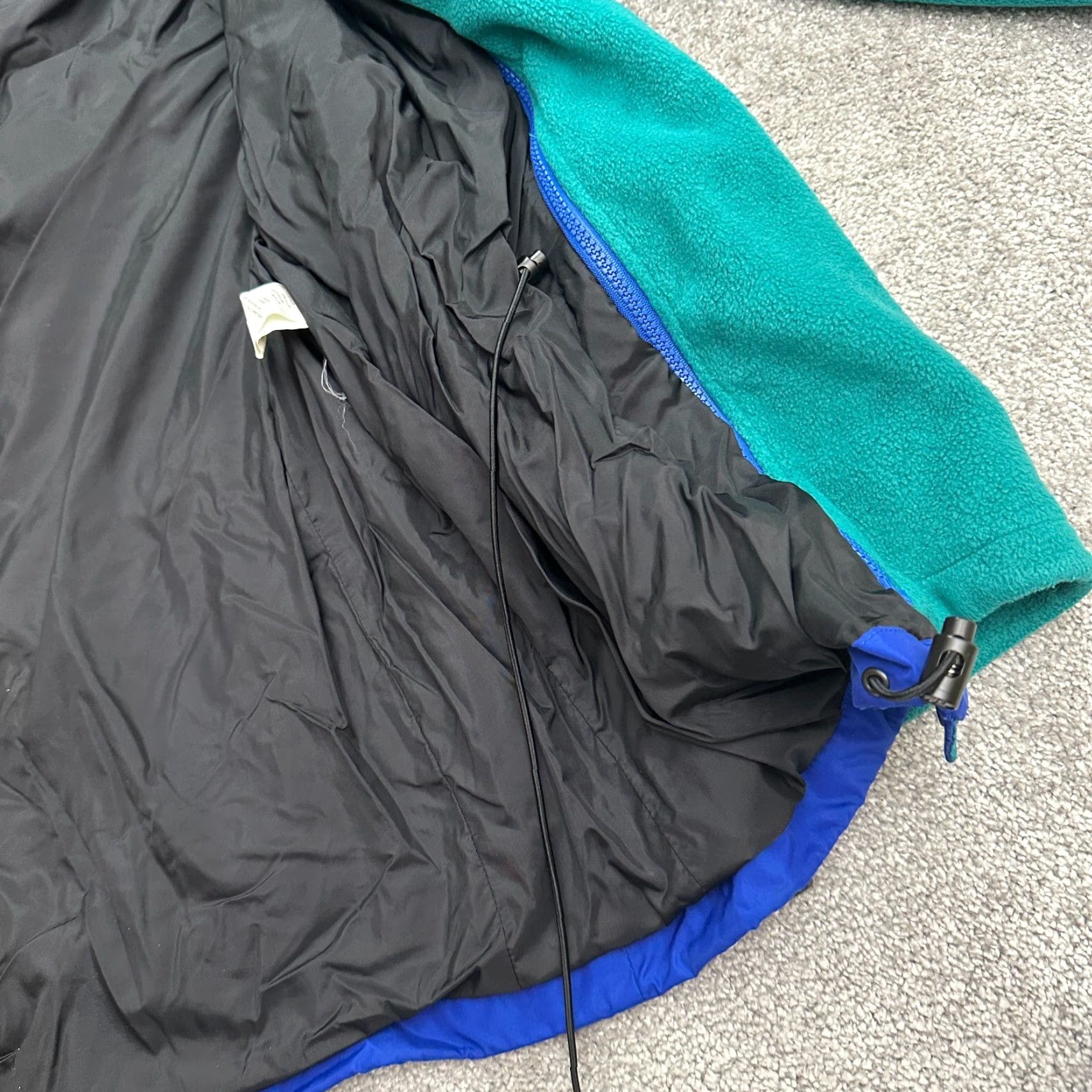 Vintage VINTAGE Columbia Jacket Mens Large Green Full Zip Fleece Lined Collarless Outdoor Casual Size US L / EU 52-54 / 3 - 3 Thumbnail