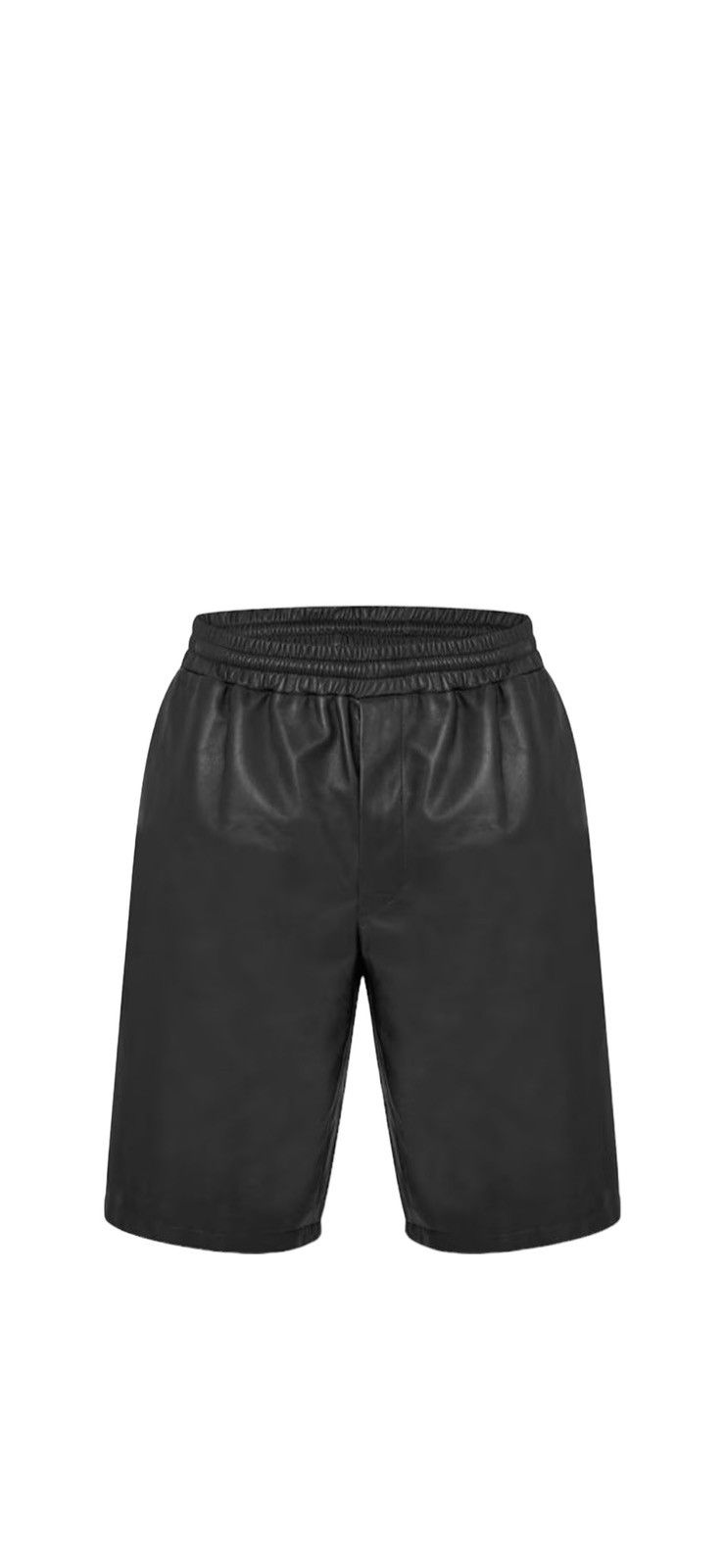 image of Prada Black Nappa Bermuda Shorts, Men's (Size 34)