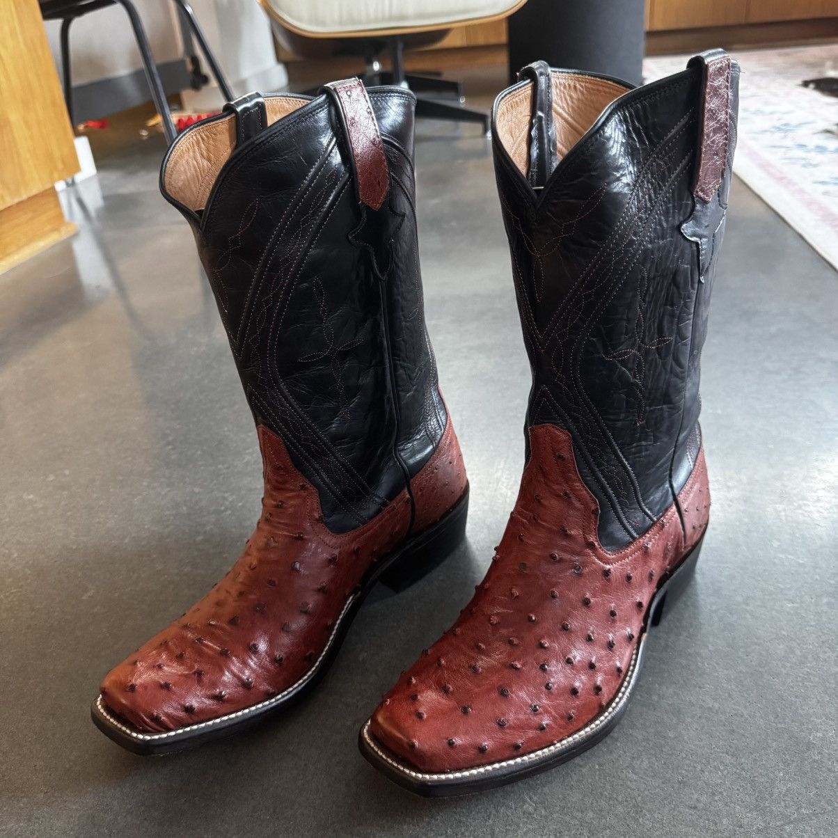 Other Mens Ostrich cowboy boots Size US 9 / EU 42 - 3 Thumbnail