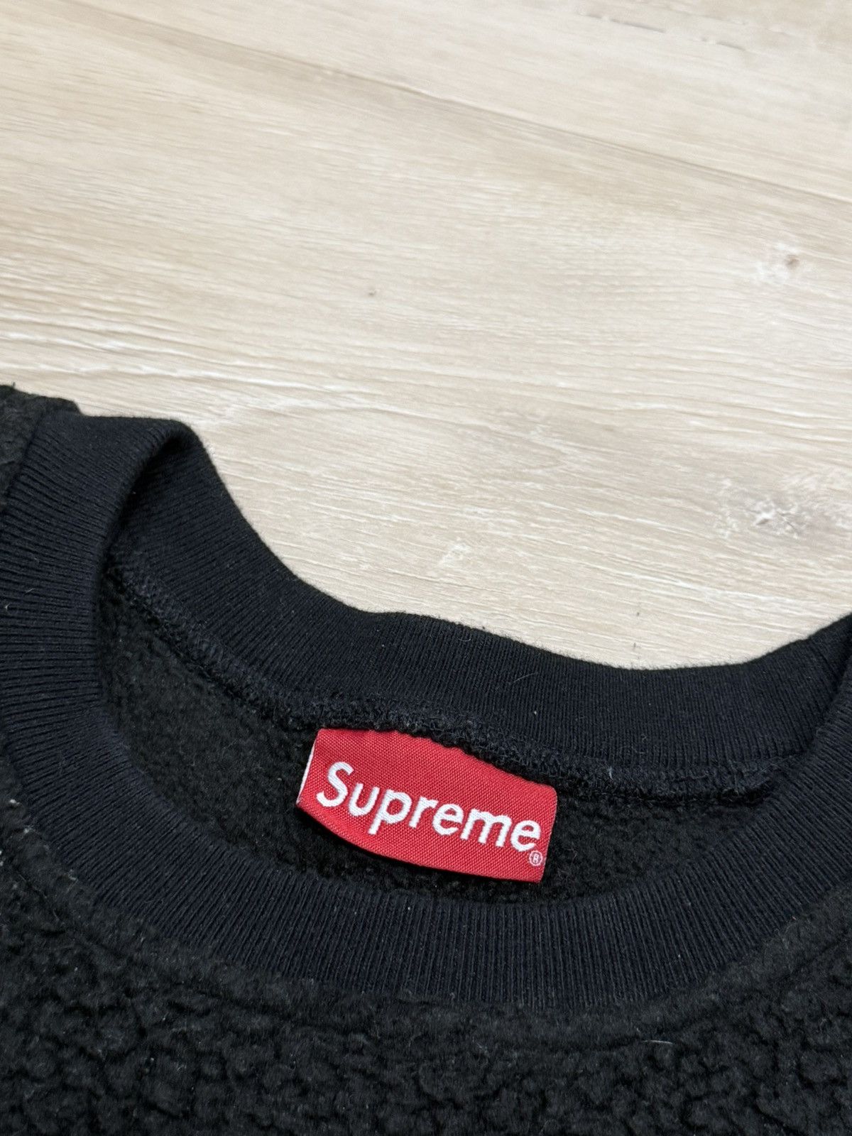 Supreme Supeme FW17 Polartec Deep Pile Crewneck Sweatshirt Size US M / EU 48-50 / 2 - 9 Thumbnail