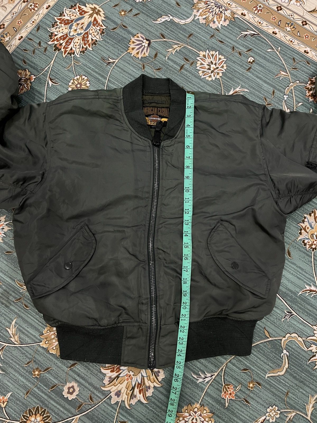 Vintage 🔥🔥🔥STEALS VTG AMERICAN CASUAL MA1 FLIGHT JACKET Size US L / EU 52-54 / 3 - 16 Thumbnail