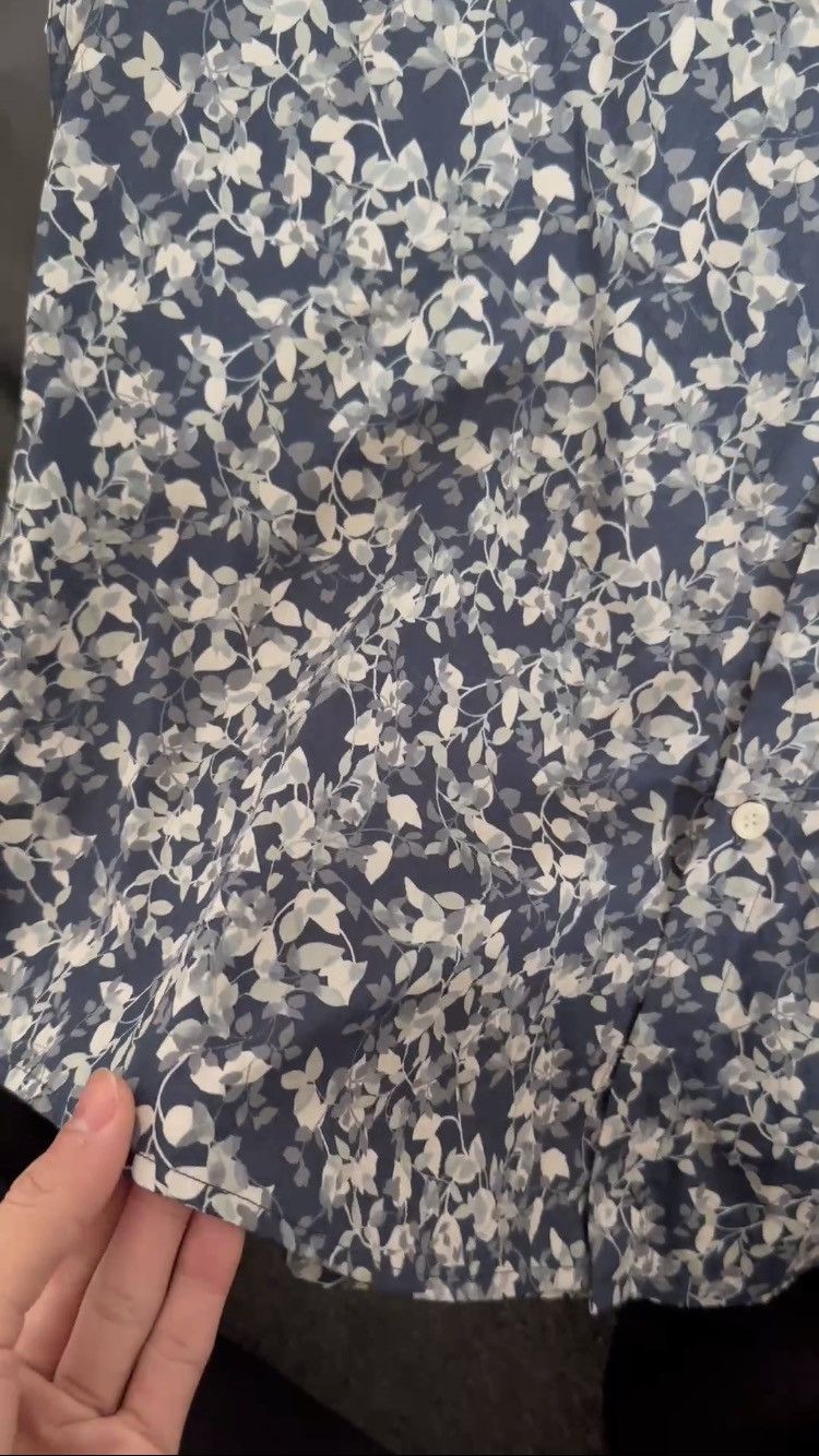 Saint Laurent Paris × Yves Saint Laurent Saint laurent slp 14ss blue floral short sleeve shirt Size US M / EU 48-50 / 2 - 11 Thumbnail