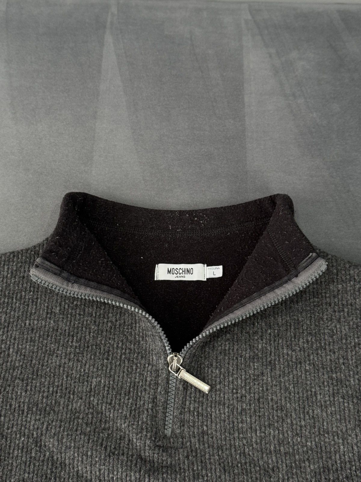 Moschino Moschino Unique 1/4 Zip Size US L / EU 52-54 / 3 - 8 Thumbnail