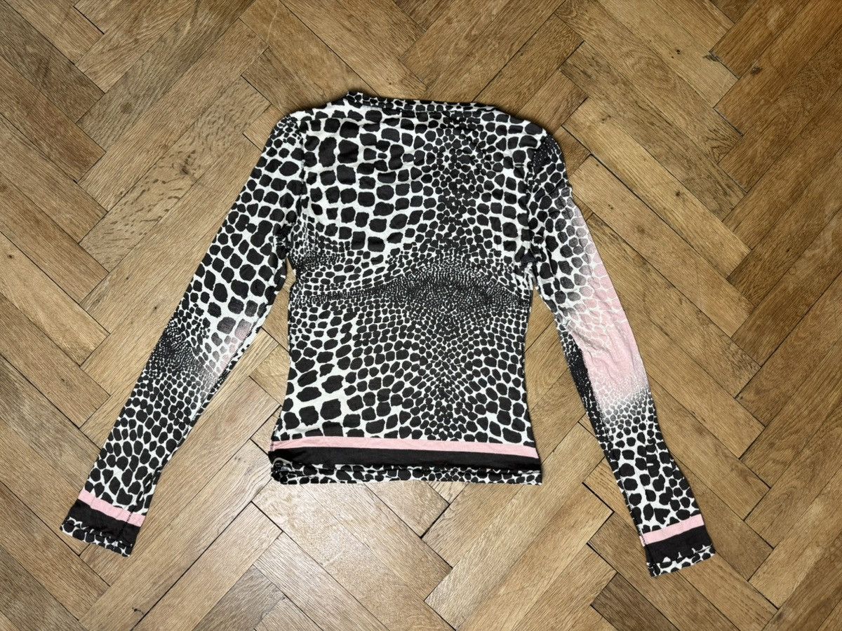 Roberto Cavalli Vintage Roberto Cavalli Animal Print Stretch Top S Size S / US 4 / IT 40 - 8 Thumbnail