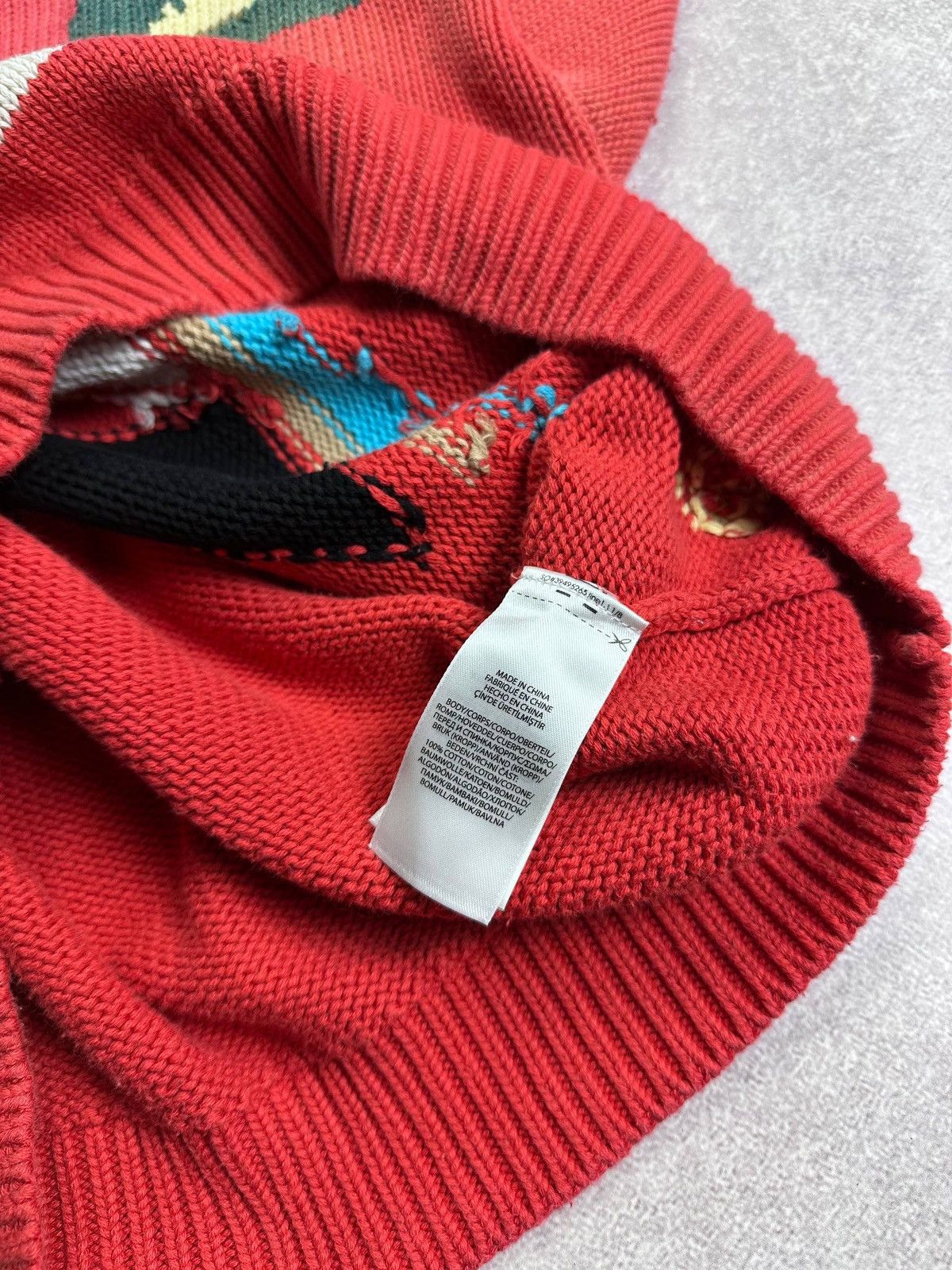 Polo Ralph Lauren Vintage Polo Ralph Lauren RL 20 Graphic Knit Sweter Cropped Size US M / EU 48-50 / 2 - 4 Thumbnail