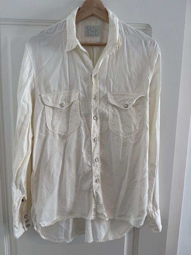 WYTHE Tencel snap-button shirt Size US S / EU 44-46 / 1 - 1 Thumbnail
