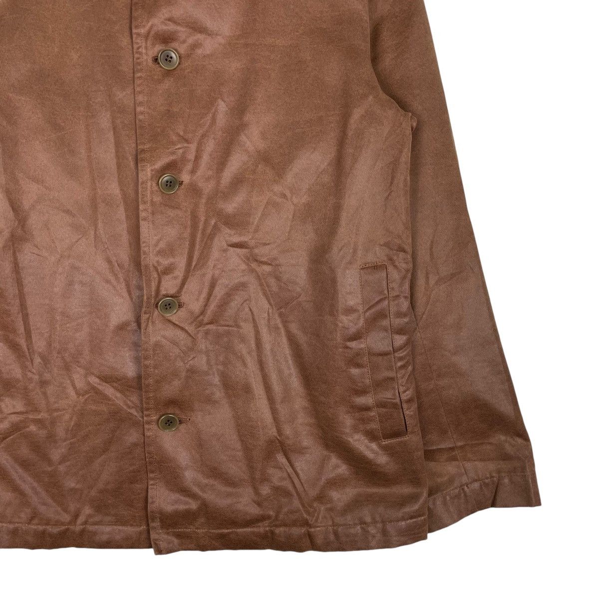 Japanese Brand × Melrose × Vintage 💥MELROSE RICH BROWN BUTTON JACKET Size US M / EU 48-50 / 2 - 4 Thumbnail