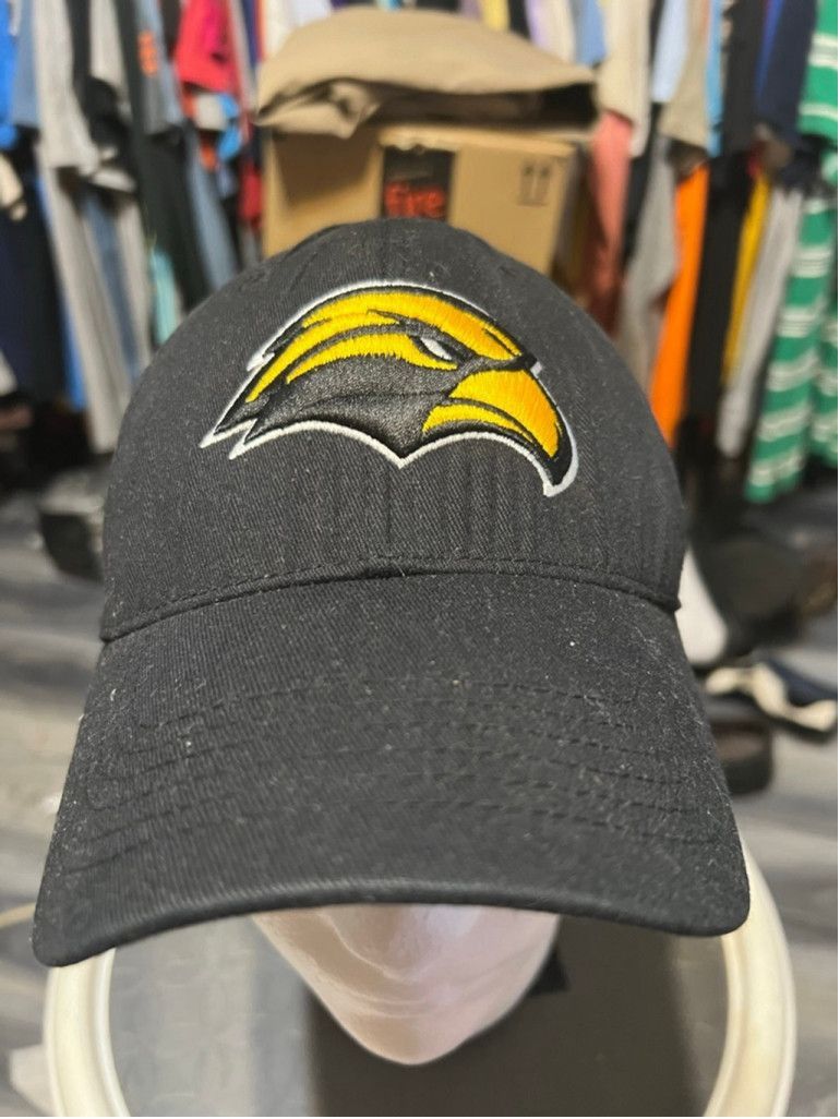 Russell Athletic Men's Russell Southern Miss Black Yellow Baseball Cap Hat Size ONE SIZE - 1 Thumbnail