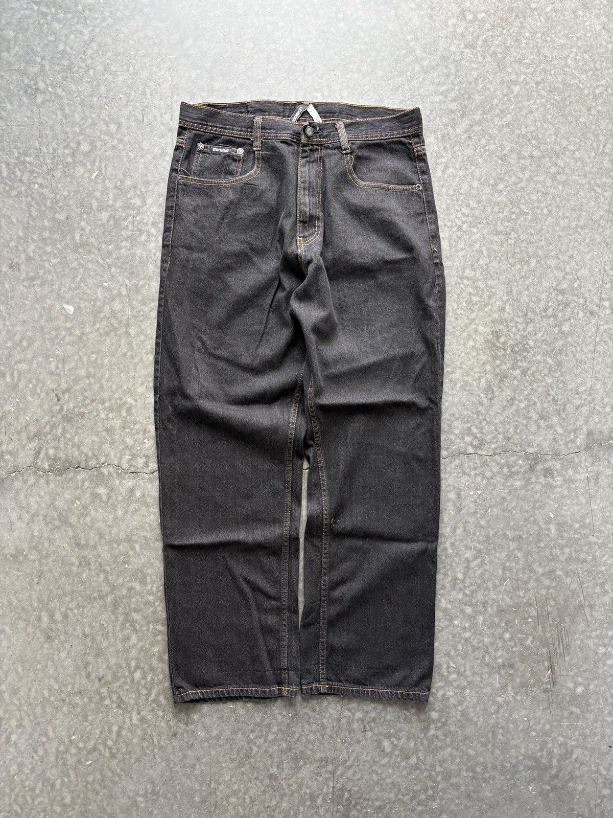 Akademiks Vintage Y2K Akademiks Baggy Black Denim Jeans 38x32 Size US 38 / EU 54 - 1 Thumbnail