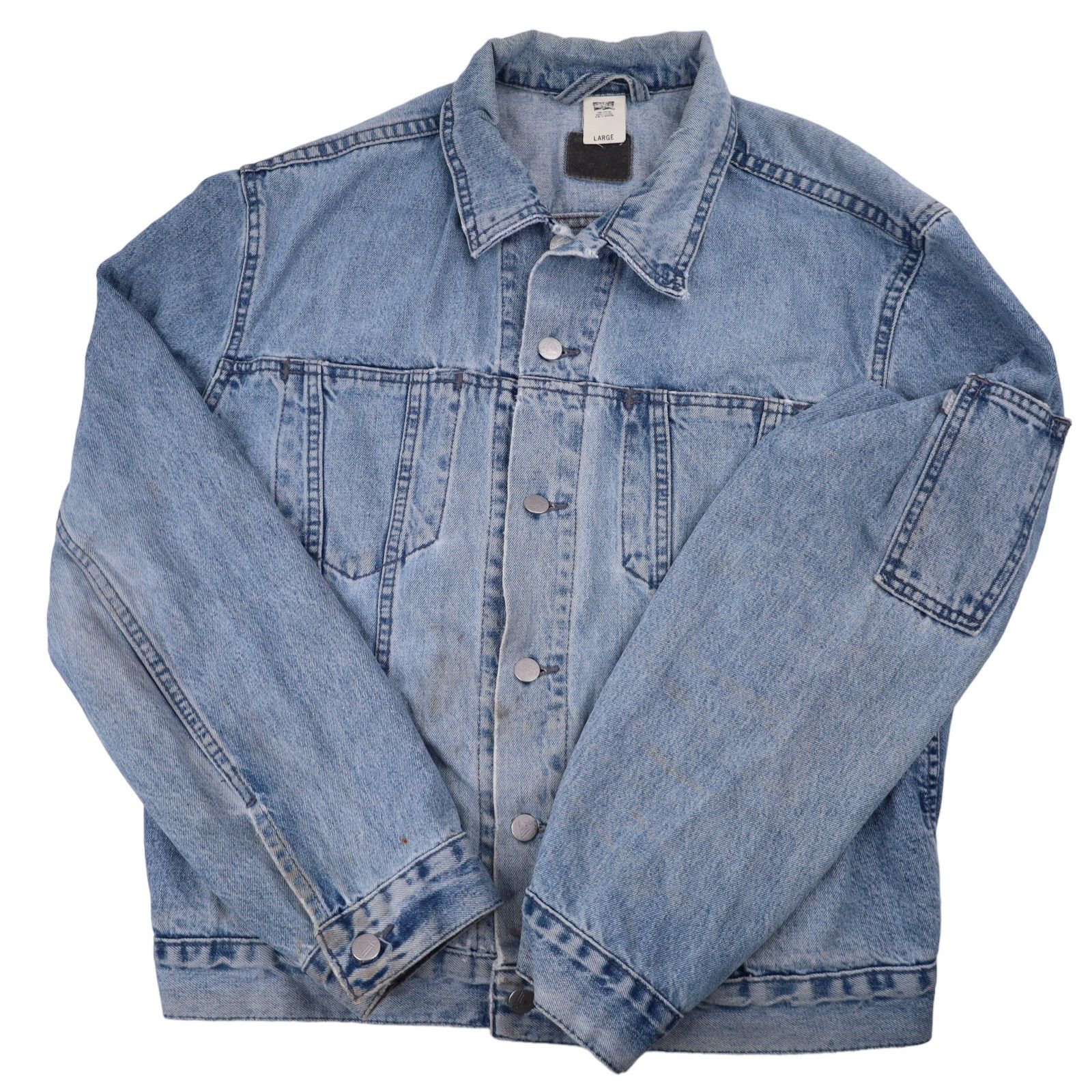 Levi's × Vintage Vintage Levis Silvertab Denim Jean Jacket Size US L / EU 52-54 / 3 - 1 Thumbnail
