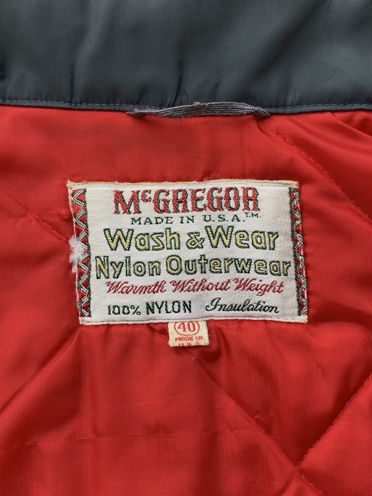 McGregor mc gregor 1950s quilted lining jacket Size US XL / EU 56 / 4 - 2 Thumbnail