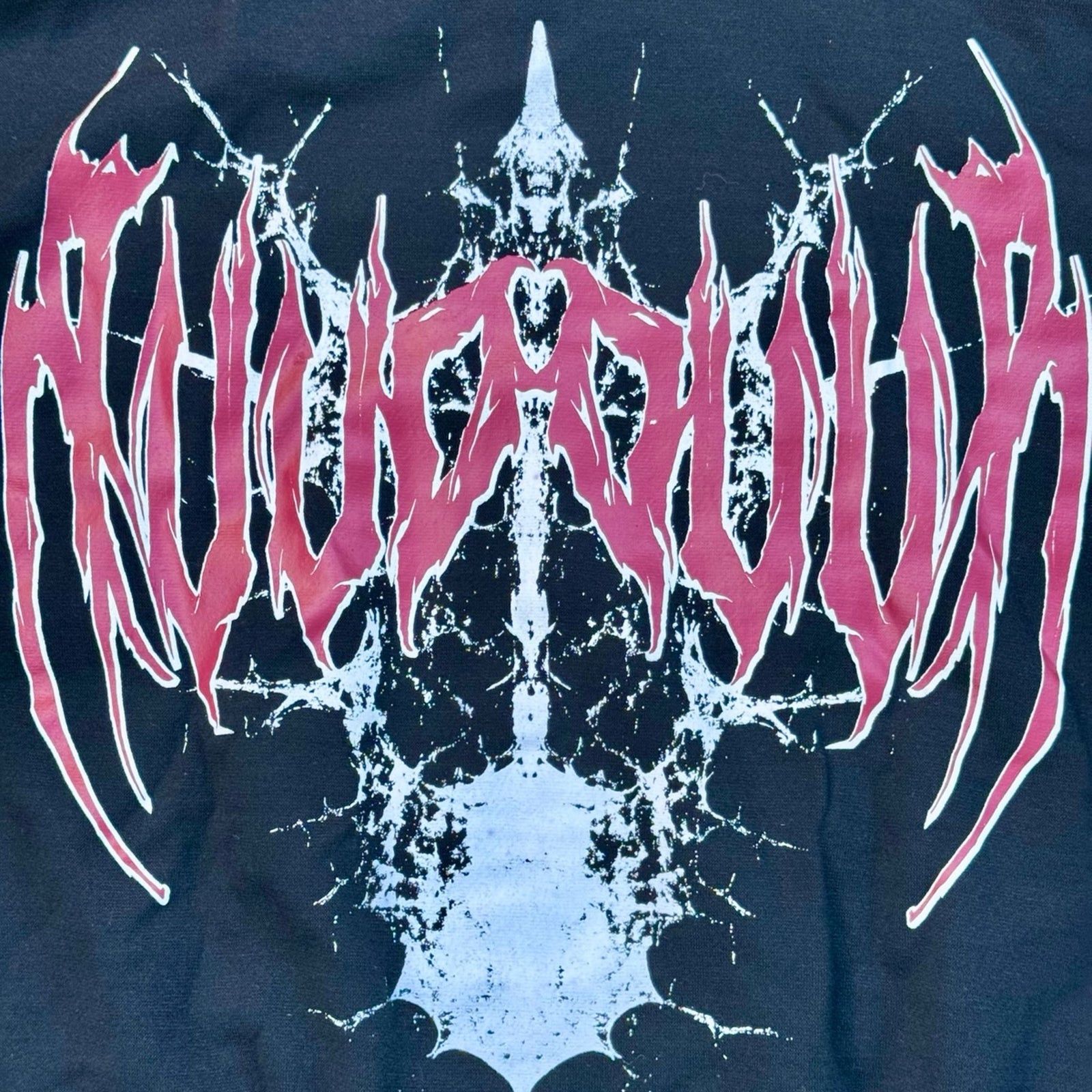 Ouur Standard Afflicted Black Pullover Hoodie “unrestricted”, Men's (Size M) — image 6 of 6