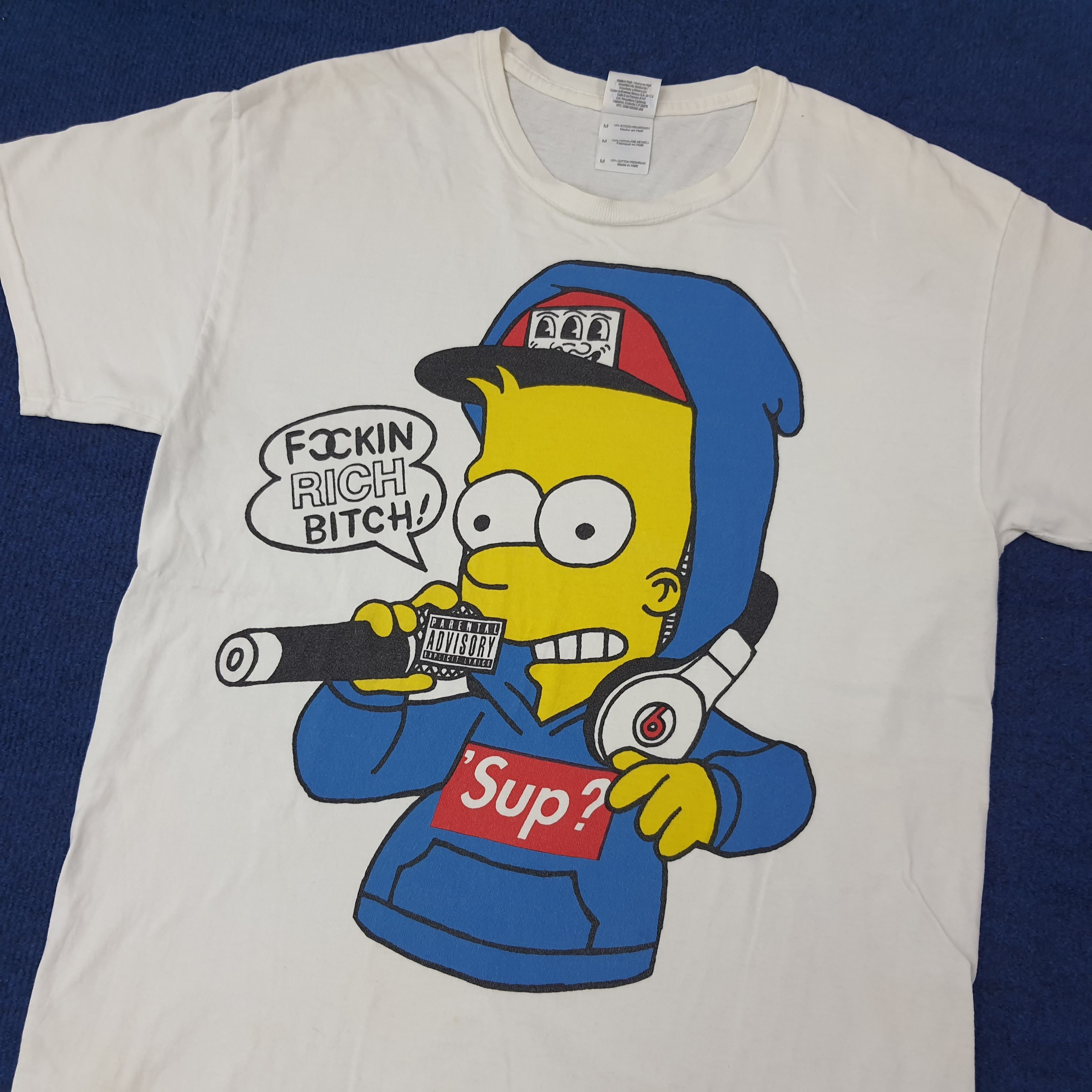 The Simpsons Vintage The Simpson Hip Hop Streetwear Tshirt C267N30 Size US M / EU 48-50 / 2 - 2 Thumbnail