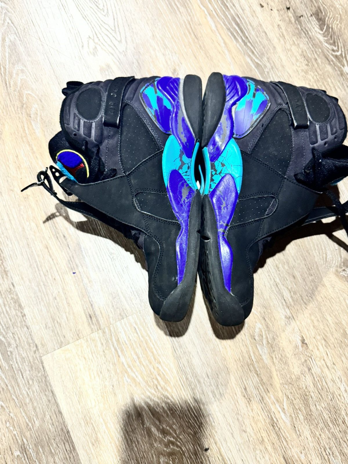 Jordan Brand × Nike Air Jordan Retro 8 “Aqua” ‘07 Sz 10 Size US 10 / EU 43 - 3 Thumbnail