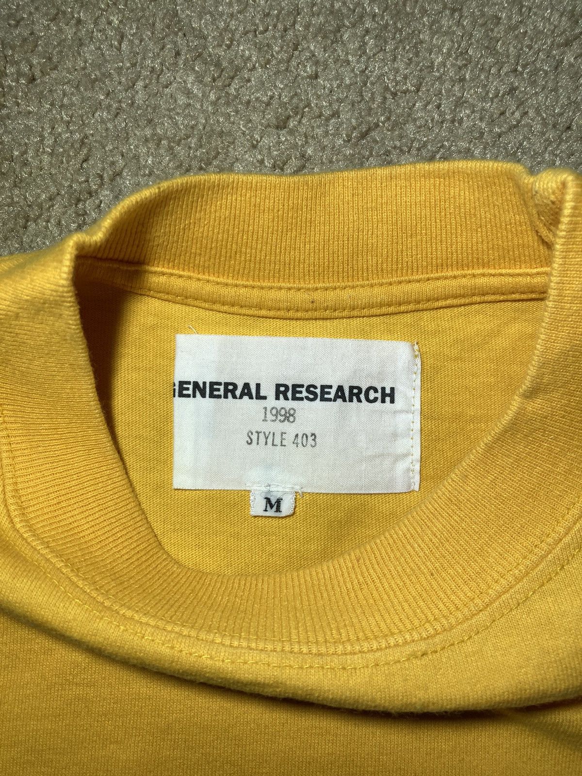 General Research 1998 General Research Parasite Box Logo Fishing Yellow 90s Size US M / EU 48-50 / 2 - 8 Thumbnail