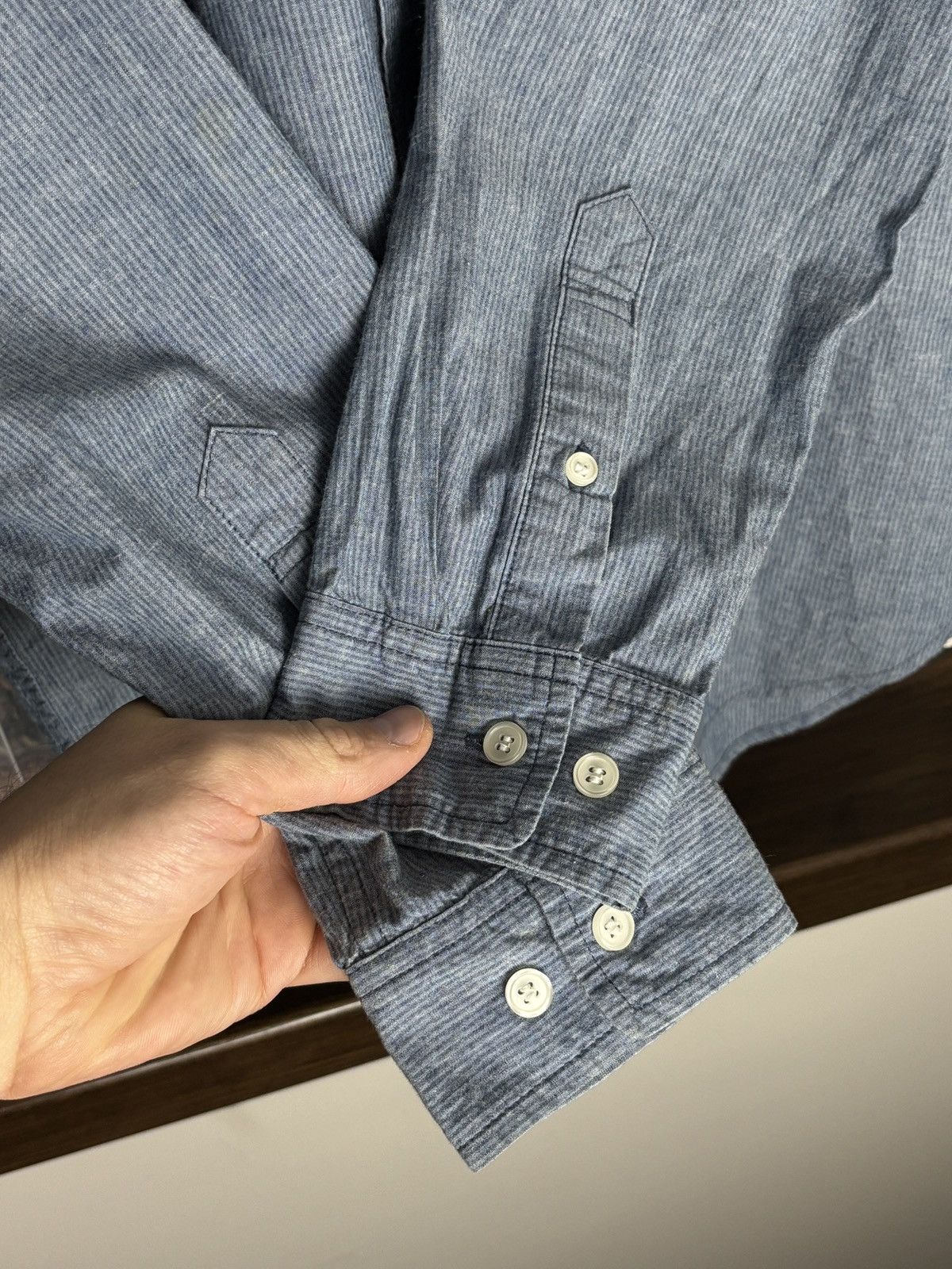 Supreme Supreme Button Up Blue Vintage Oxford Shirt Size US L / EU 52-54 / 3 - 6 Thumbnail
