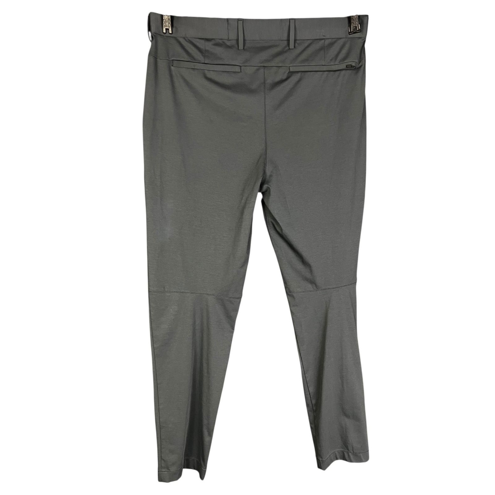 Banana Republic Banana Republic Men 36x32 Dark Gray Slim Stretch Dress Pants Size US 36 / EU 52 - 11 Thumbnail
