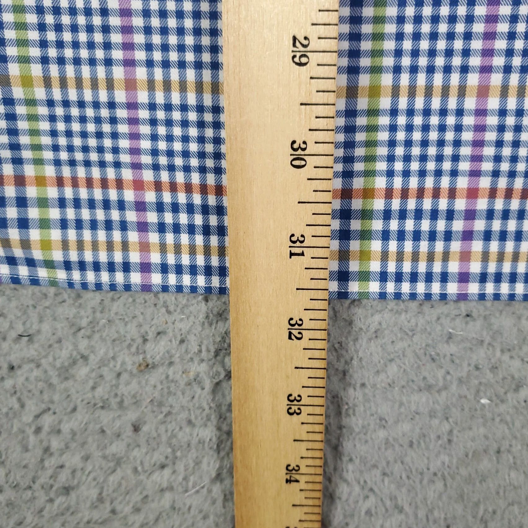 David Donahue David Donahue Shirt Mens XL Multicolor Check Casual Button-Up Long Sleeve Size US XL / EU 56 / 4 - 4 Thumbnail