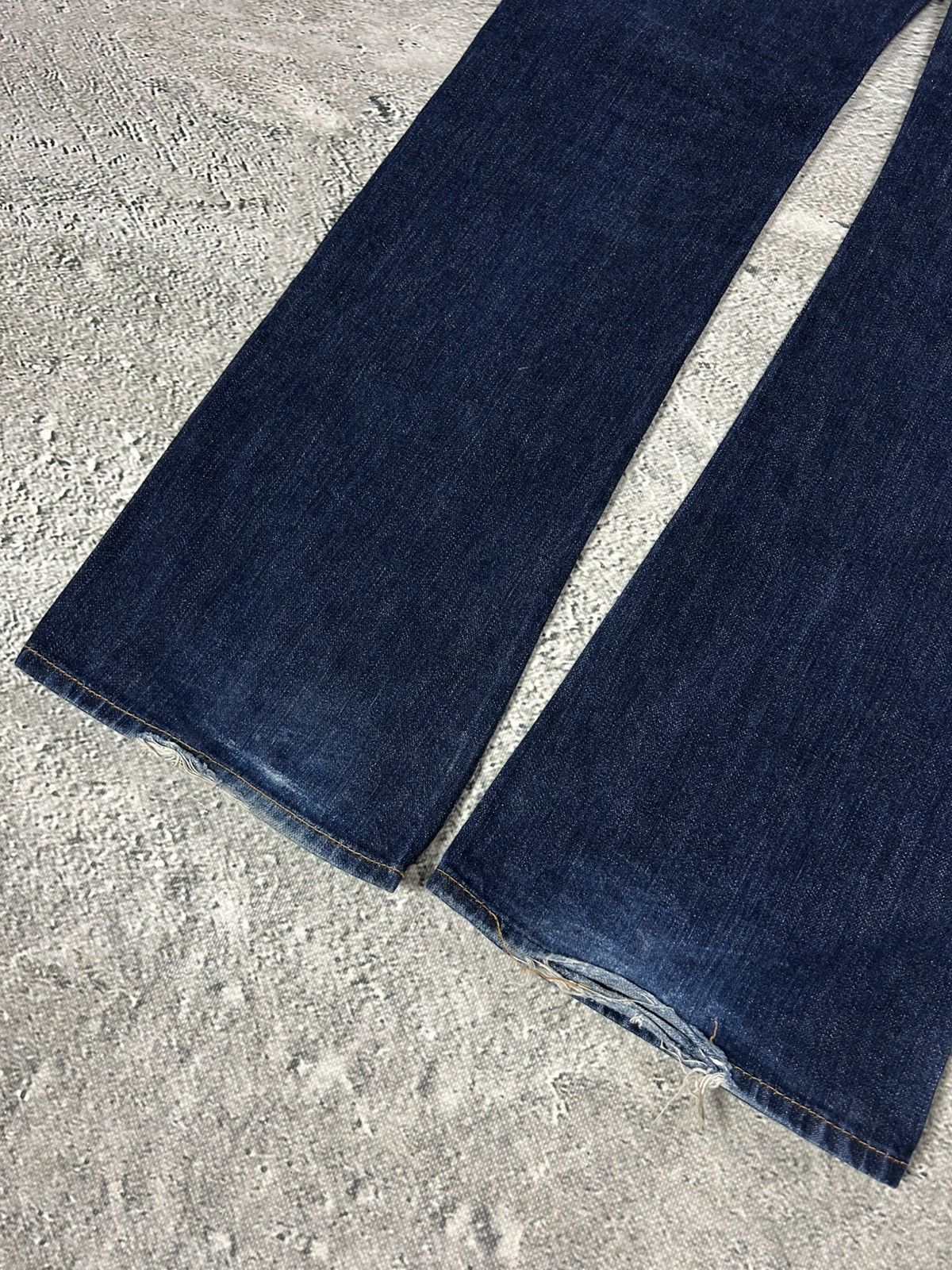 True Religion True Religion jeans bootcut navy blue painted horseshoe Y2K Size US 34 / EU 50 - 5 Thumbnail