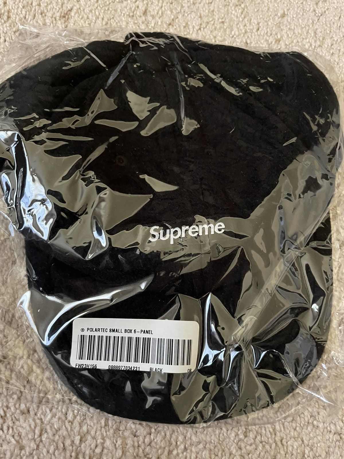 Supreme Supreme Polartec Small Box 6-Panel (Black) Size ONE SIZE - 2 Thumbnail