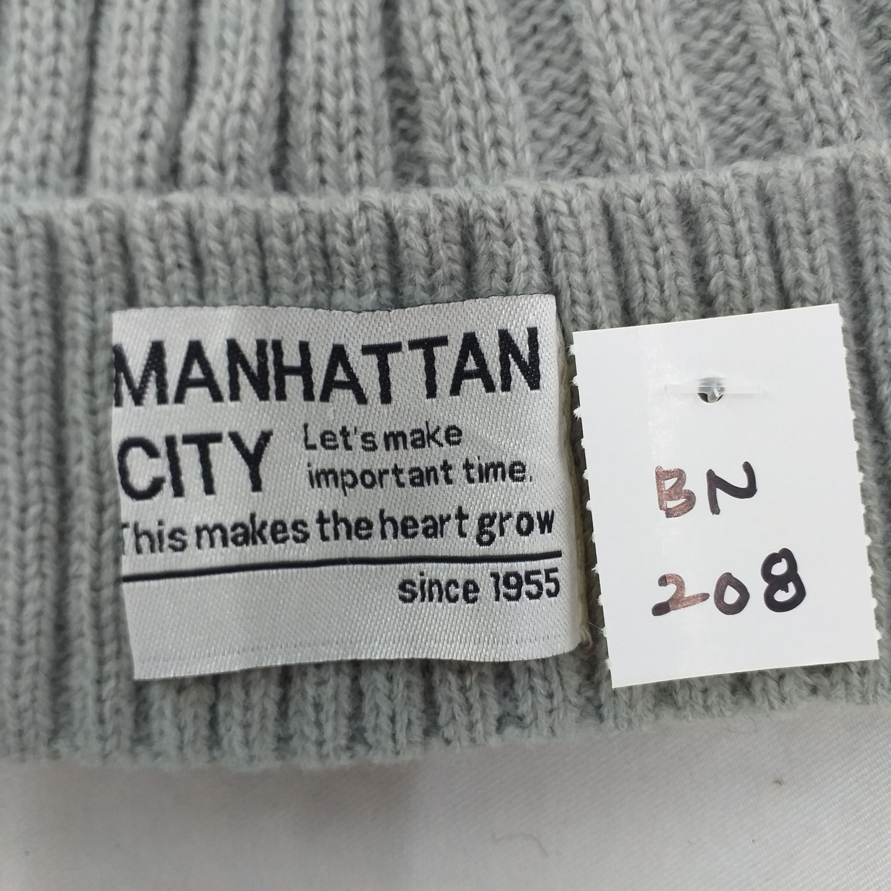 Japanese Brand Manhattan City Snow Cap Hat Beanie -BN208 Size ONE SIZE - 5 Thumbnail