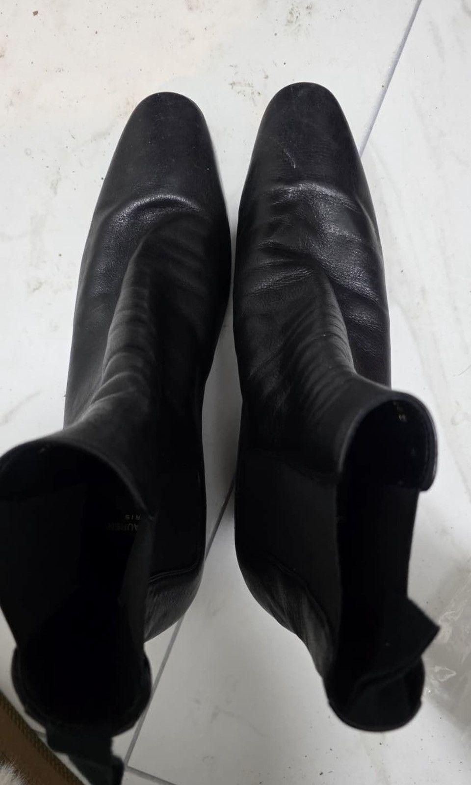 Saint Laurent Paris Vassili Leather Ankle Boots Size US 9 / EU 42 - 5 Thumbnail