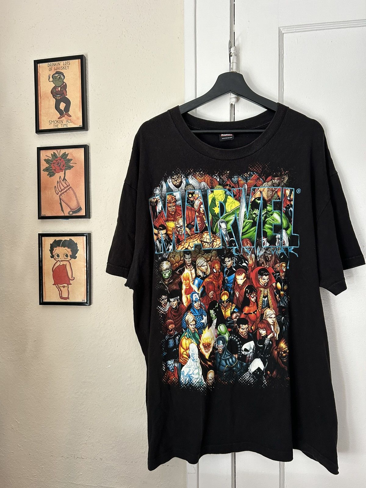 Marvel Comics Vintage Marvel Comics T Shirt all Characters Size US XXL / EU 58 / 5 - 1 Thumbnail