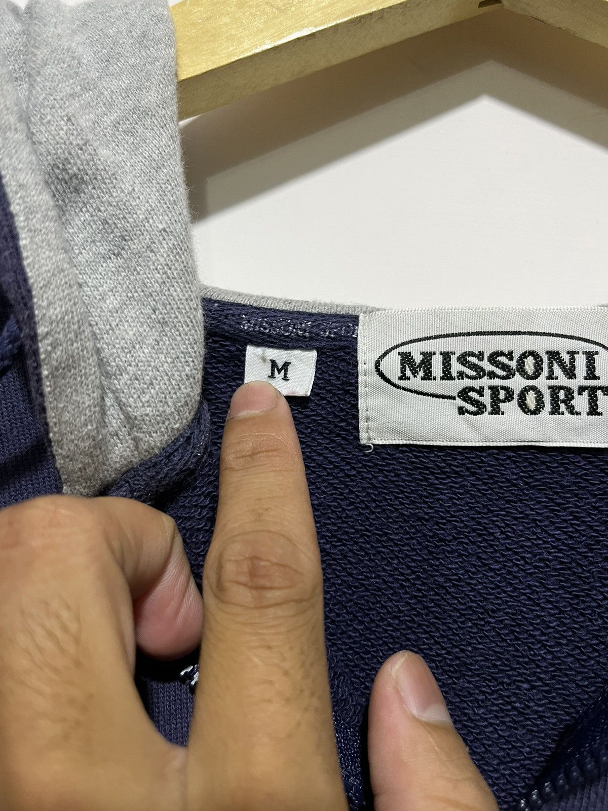 Japanese Brand 💸BINDINGOFFER💸Vintage Missoni sport half zip hoodie Size US M / EU 48-50 / 2 - 4 Thumbnail