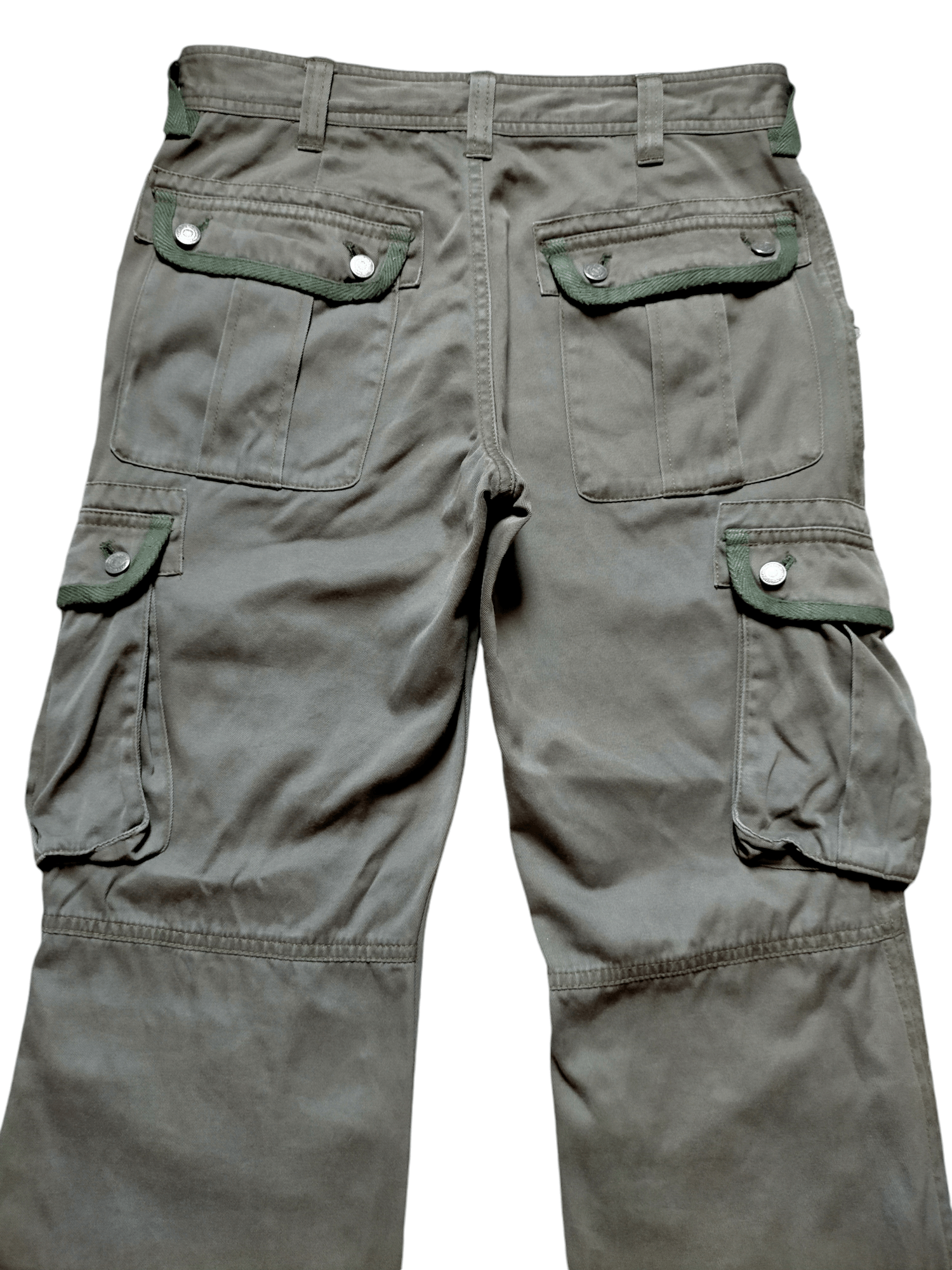 Tornado Mart Tornado Mart Flare Cargo Trouser Pants Size US 28 / EU 44 - 12 Thumbnail