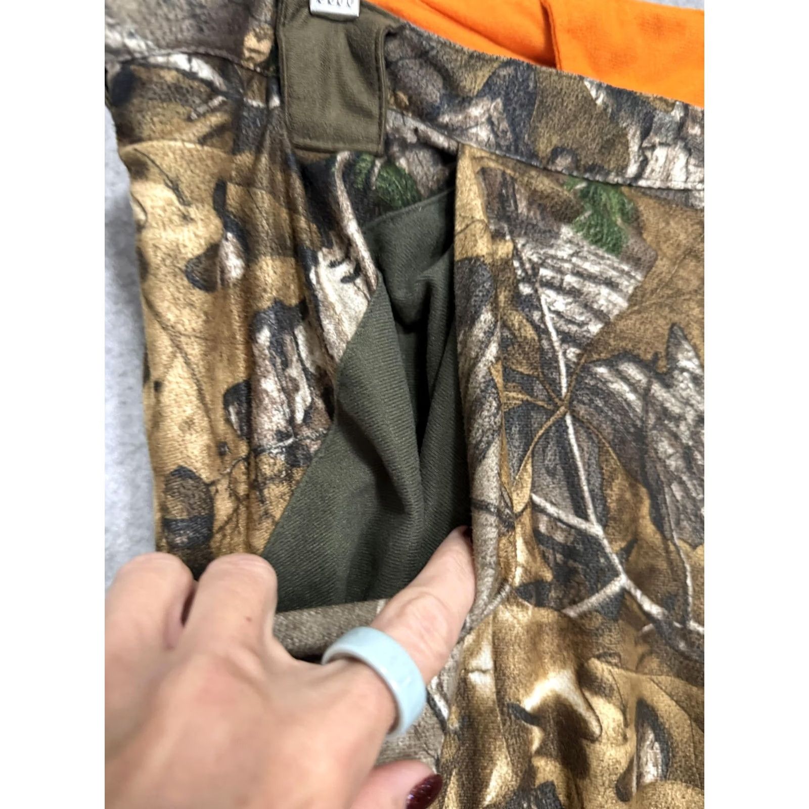 Vintage ScentLok Snow Pants Mens L Camo Fleece Lined Insulated Adjustable Waist Hunting Size US 33 - 7 Thumbnail