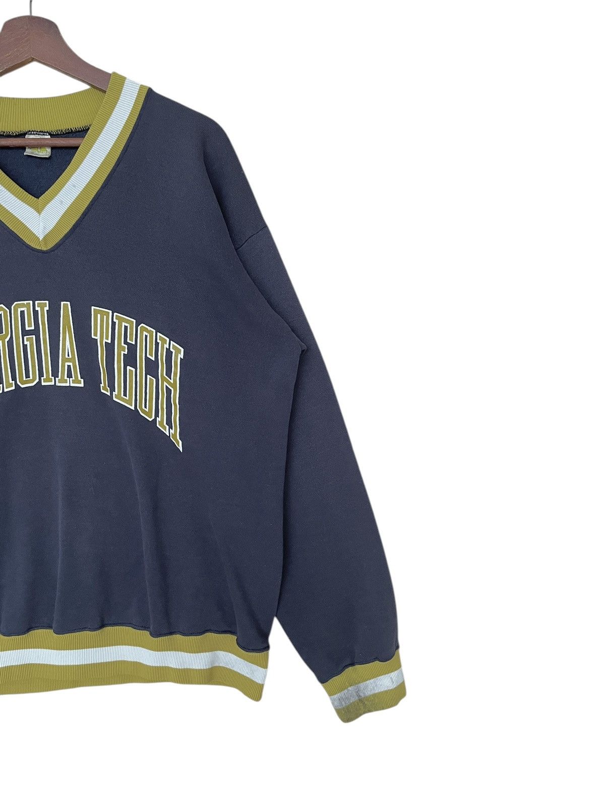 Russell Athletic × Vintage True Vintage Georgia Tech University Sweatshirt 1970s Size US XL / EU 56 / 4 - 4 Thumbnail