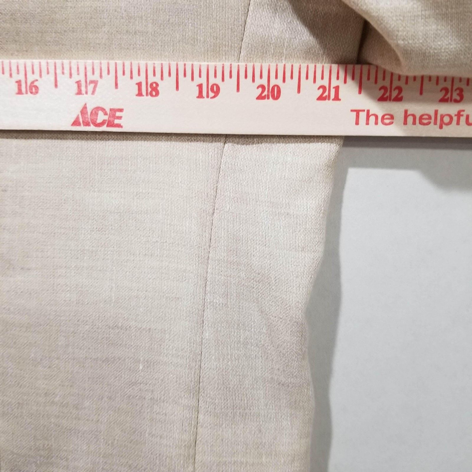 Jos. A. Bank Jos A Bank Blazer Mens 41R Beige Linen Wool Sport Coat Size 40R - 7 Thumbnail