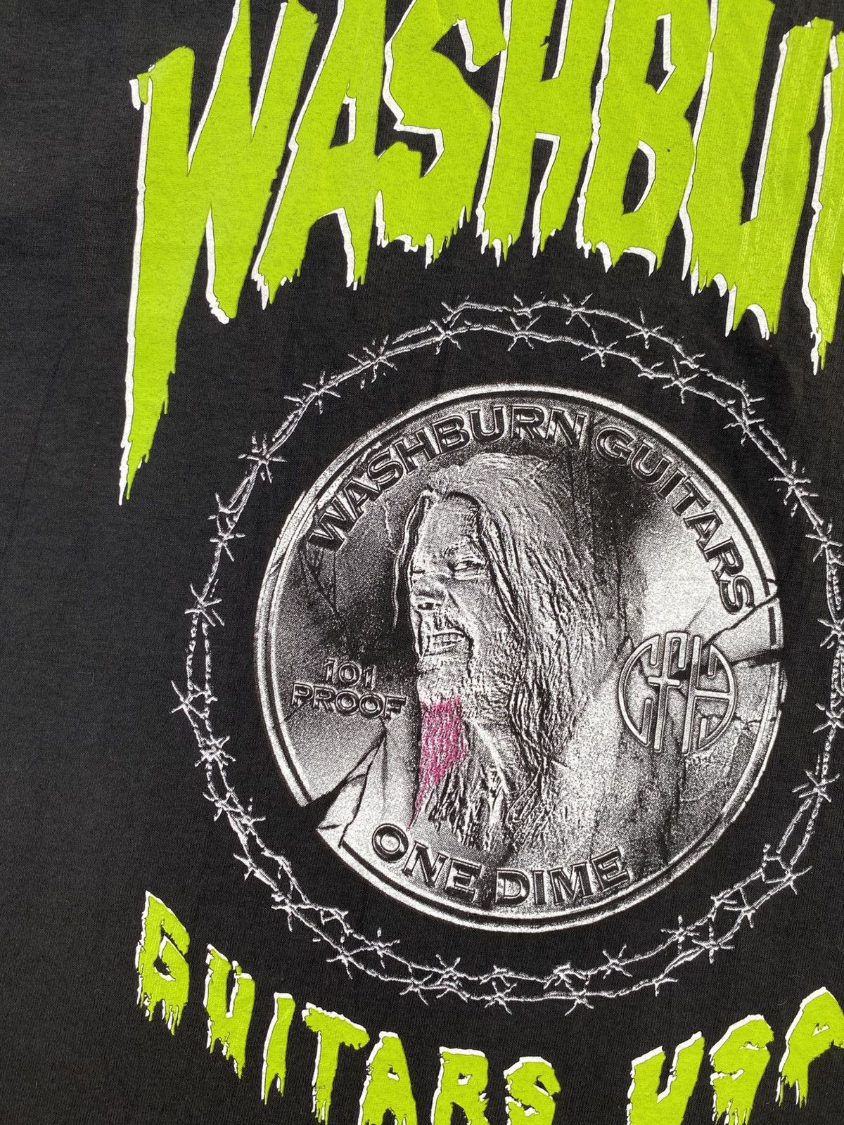 Band Tees Sick🔥Vintage Pantera Dimebag Darrell Washburn Band Tees Size US XL / EU 56 / 4 - 4 Thumbnail
