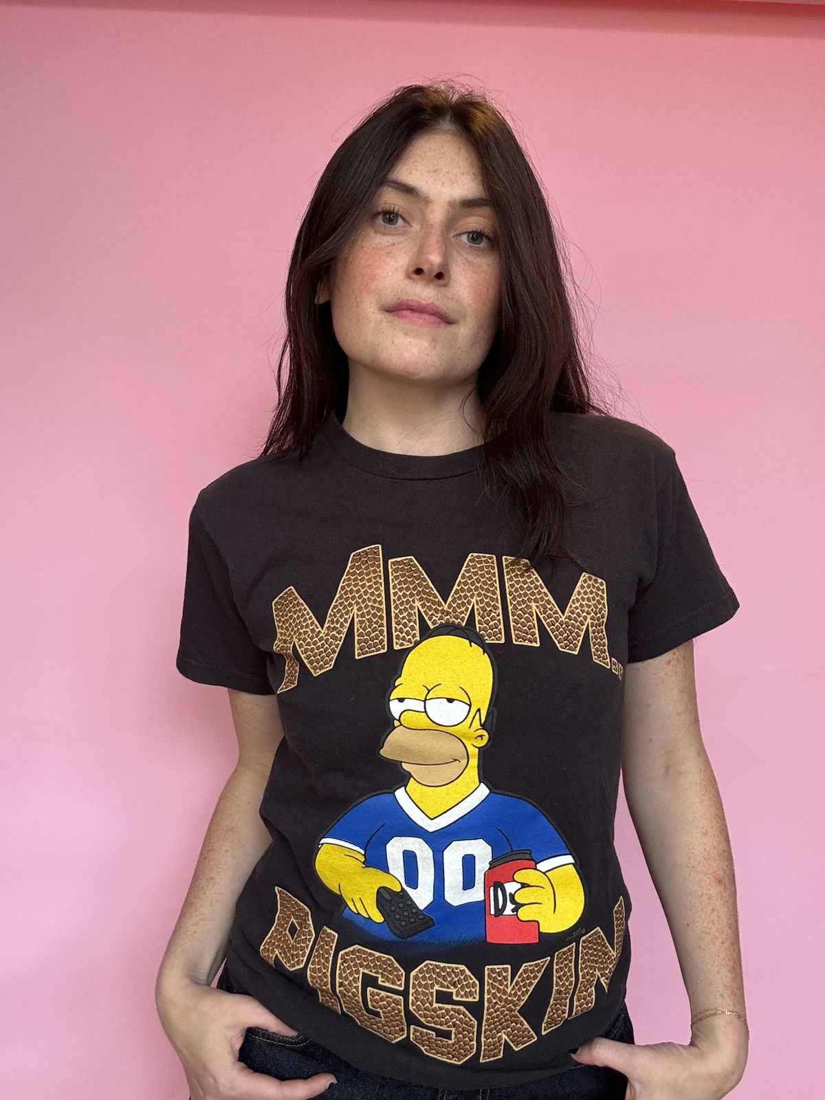 The Simpsons 2004 HOMER SIMPSON FOOTBALL T-SHIRT Size US S / EU 44-46 / 1 - 1 Thumbnail